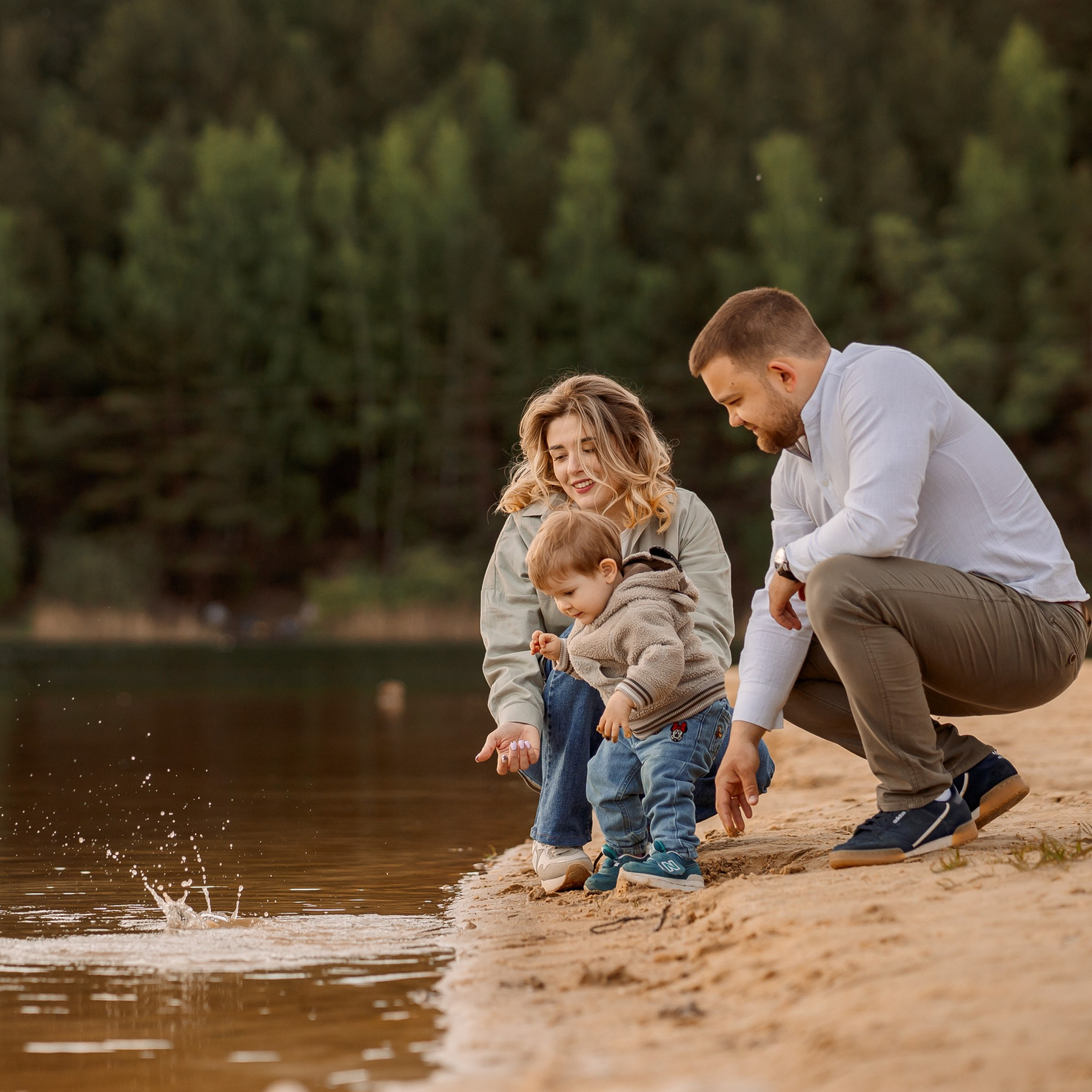 семейная фотосессия на природе в Москве