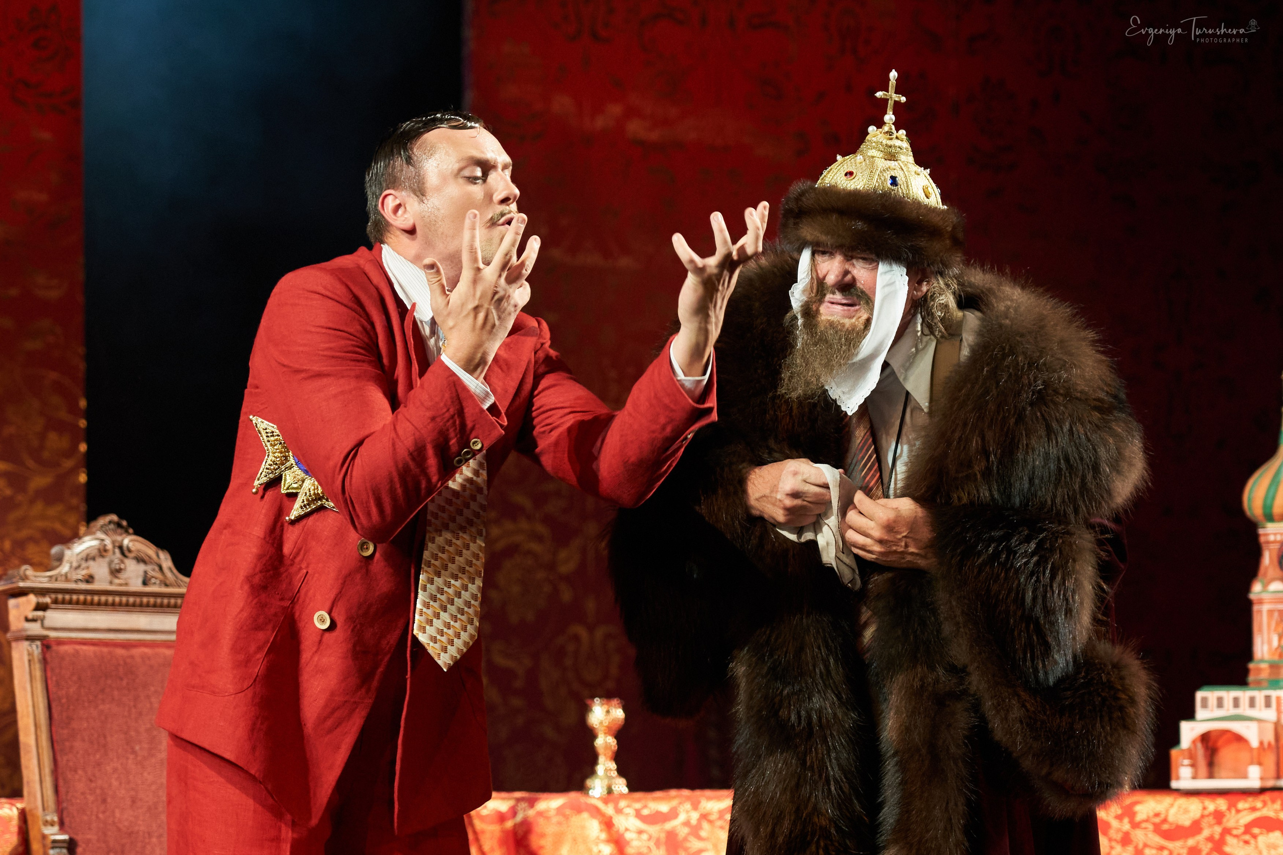 «Иван Васильевич» — премьера, открывшая сотый сезон Театра Сатиры. Фотограф Евгения Турушева