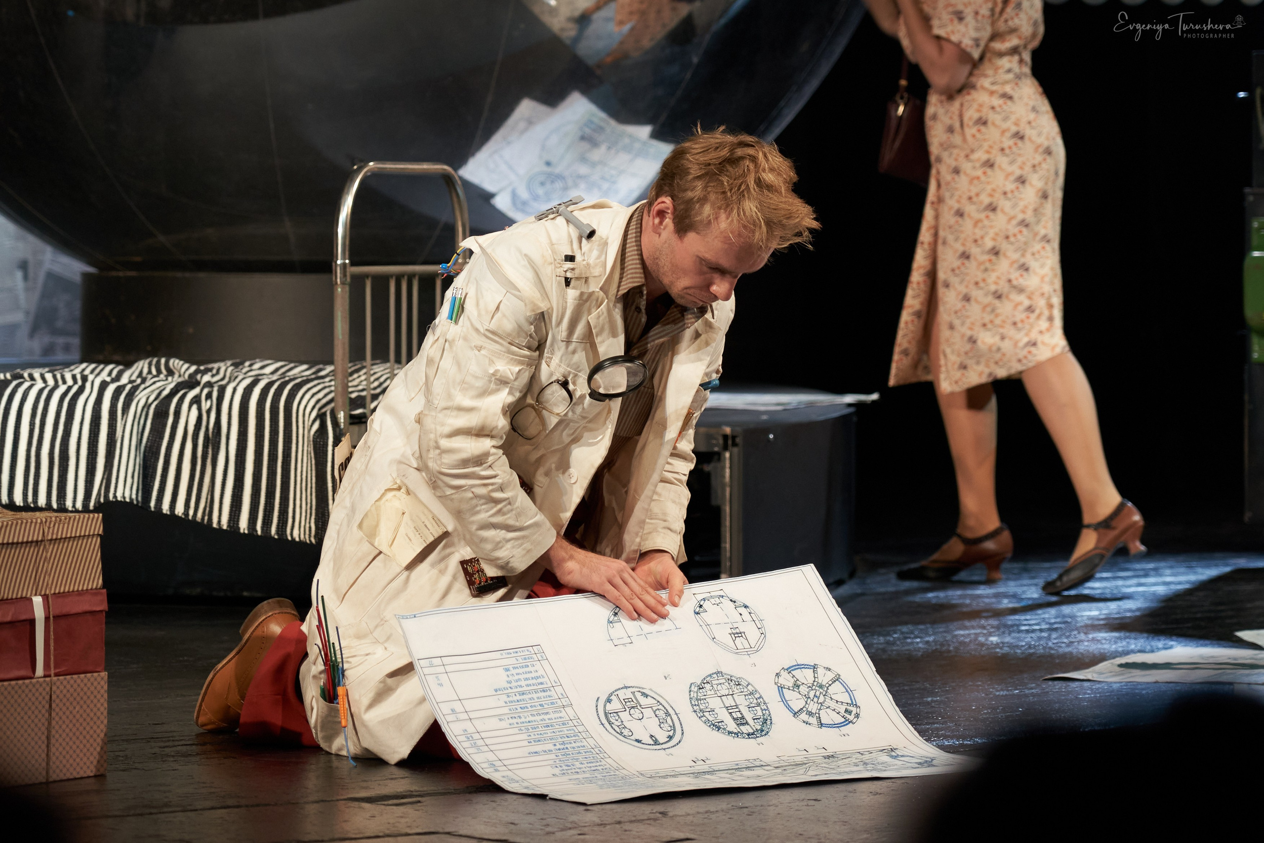 «Иван Васильевич» — премьера, открывшая сотый сезон Театра Сатиры. Фотограф Евгения Турушева