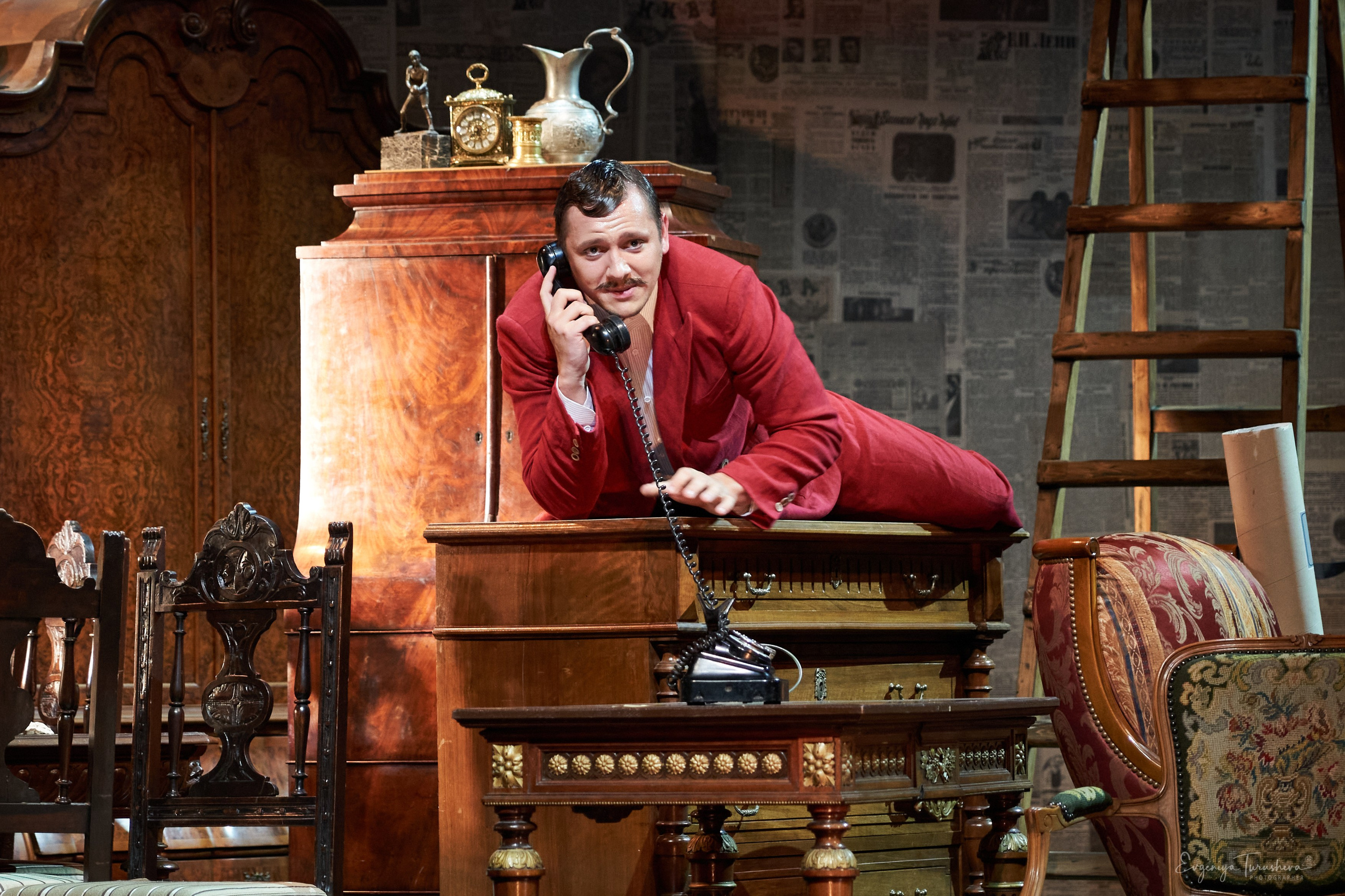 «Иван Васильевич» — премьера, открывшая сотый сезон Театра Сатиры. Фотограф Евгения Турушева
