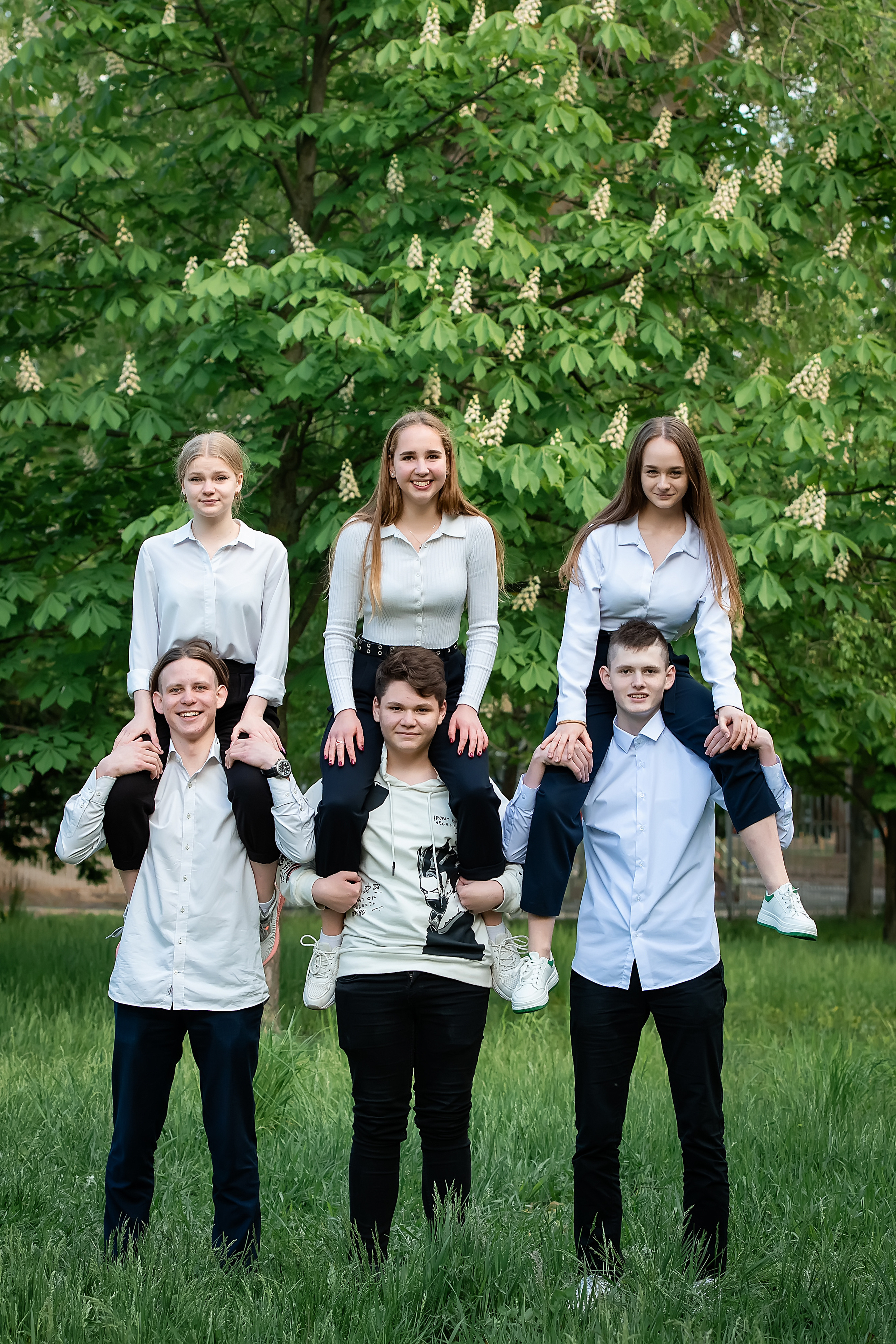 Виньетки и общие фото в школе