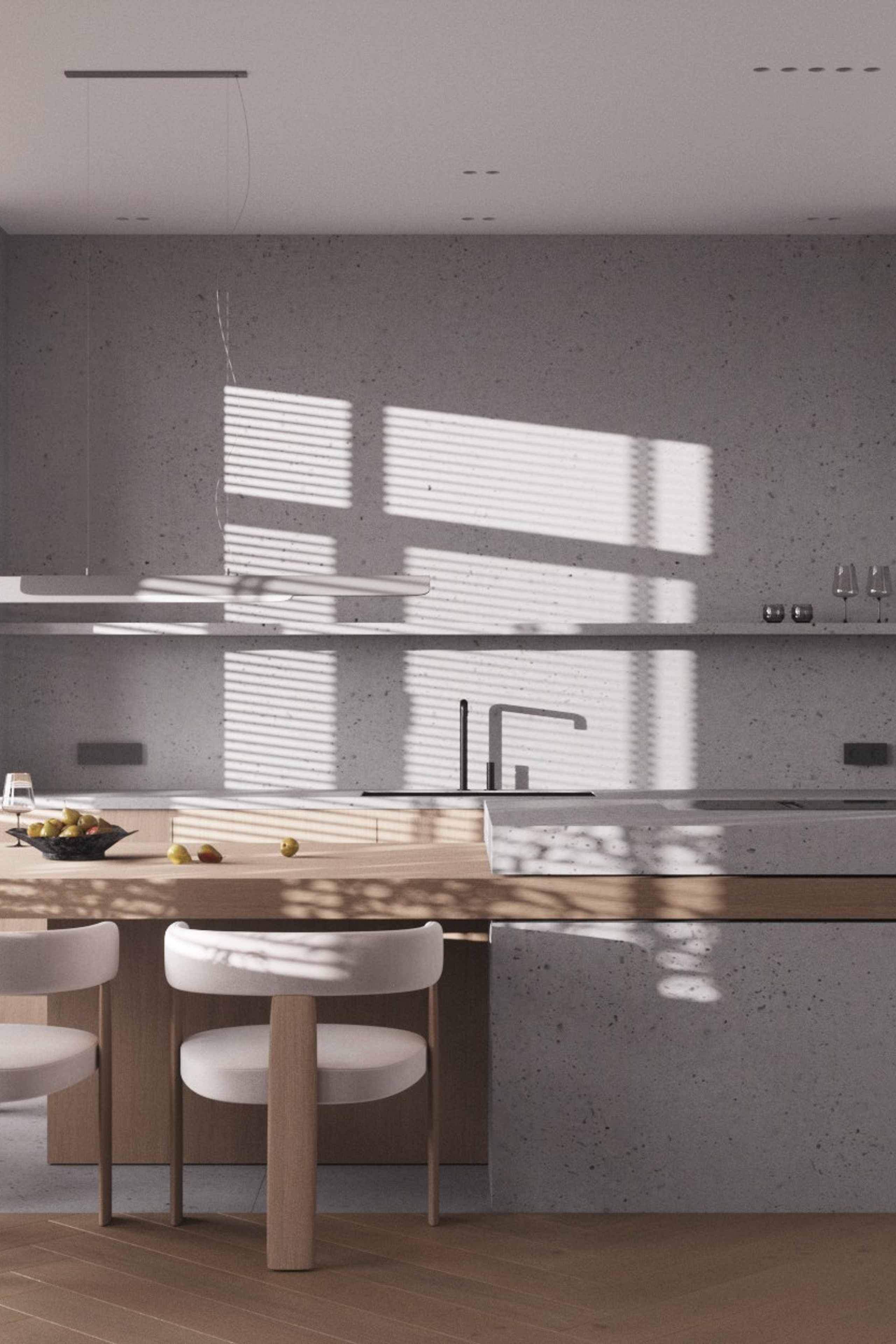 Кухня-гостиная 68 м²