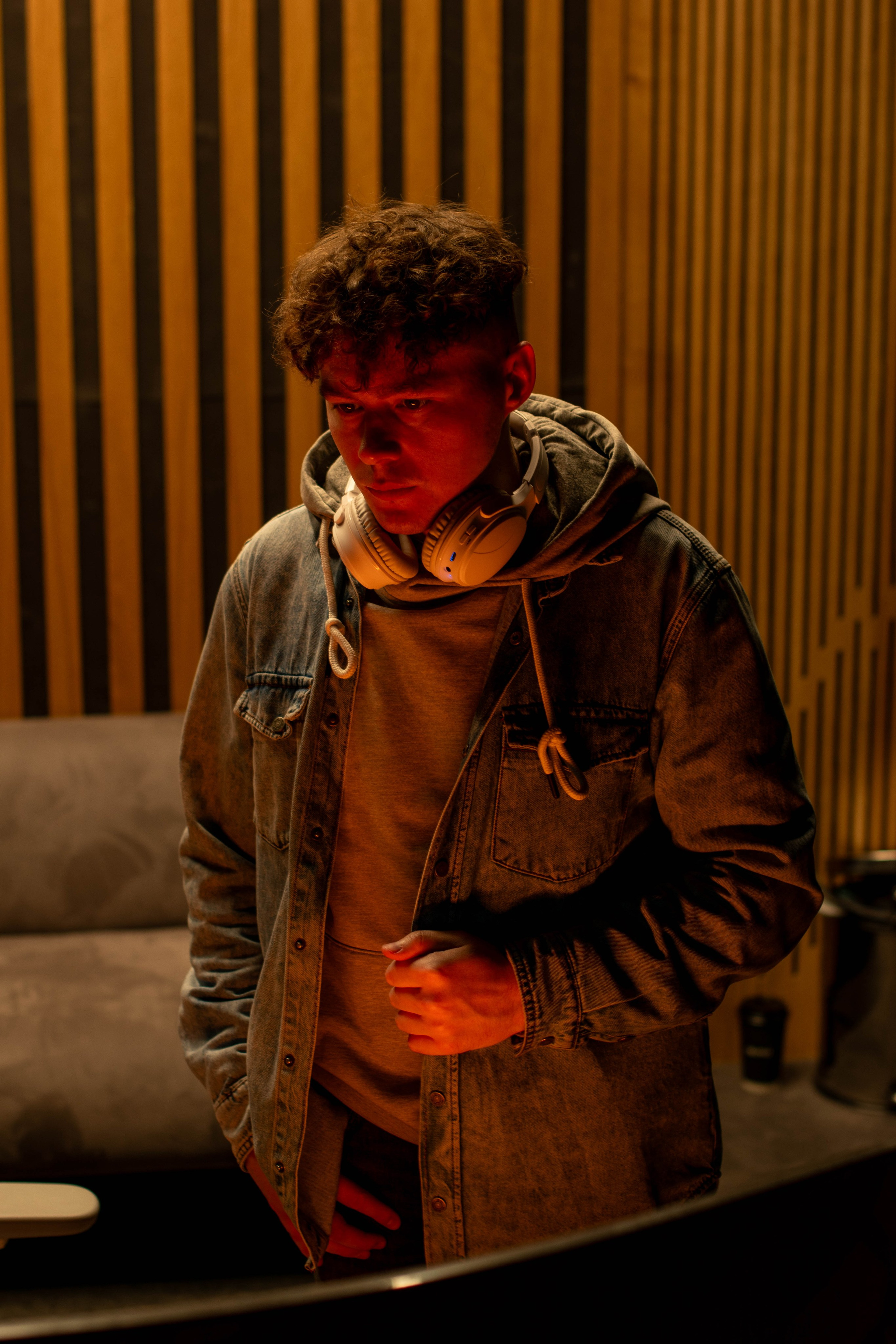 Портретная фотосессия в музыкальной студии. Портретный фотограф в Казани Кодылева Диана