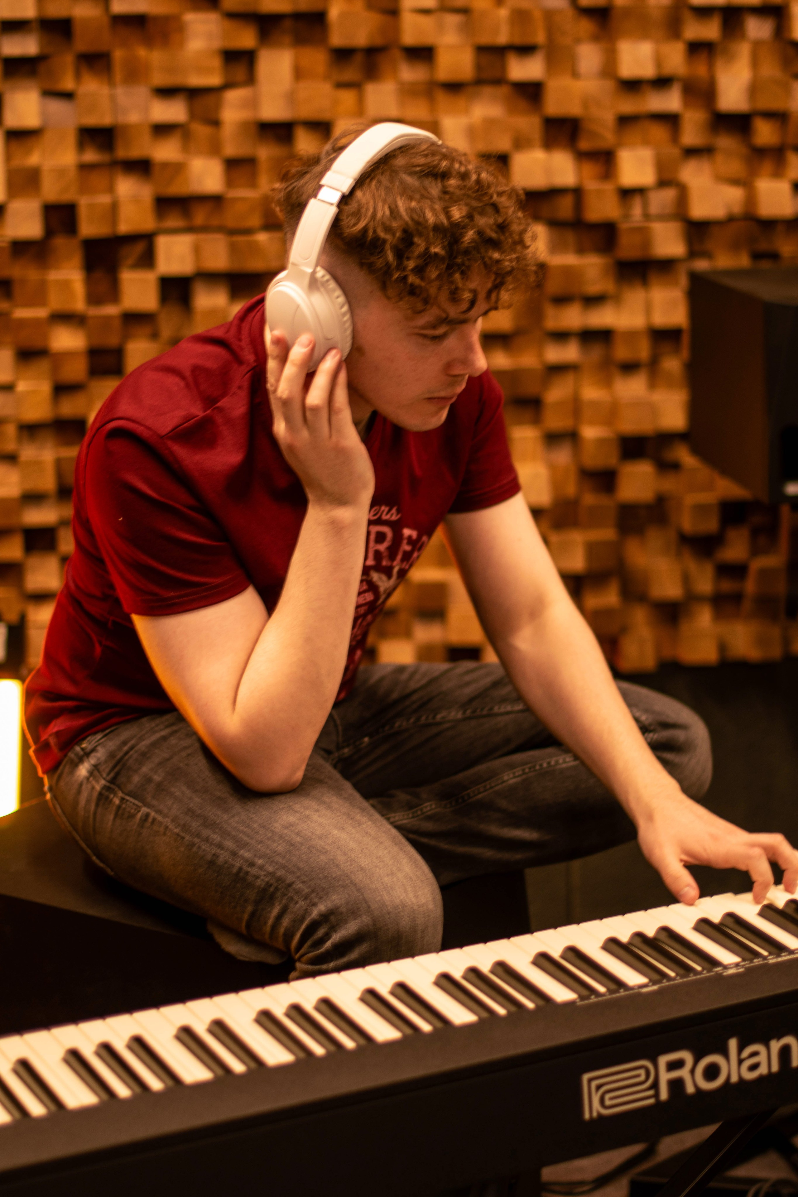 Портретная фотосессия в музыкальной студии. Портретный фотограф в Казани Кодылева Диана