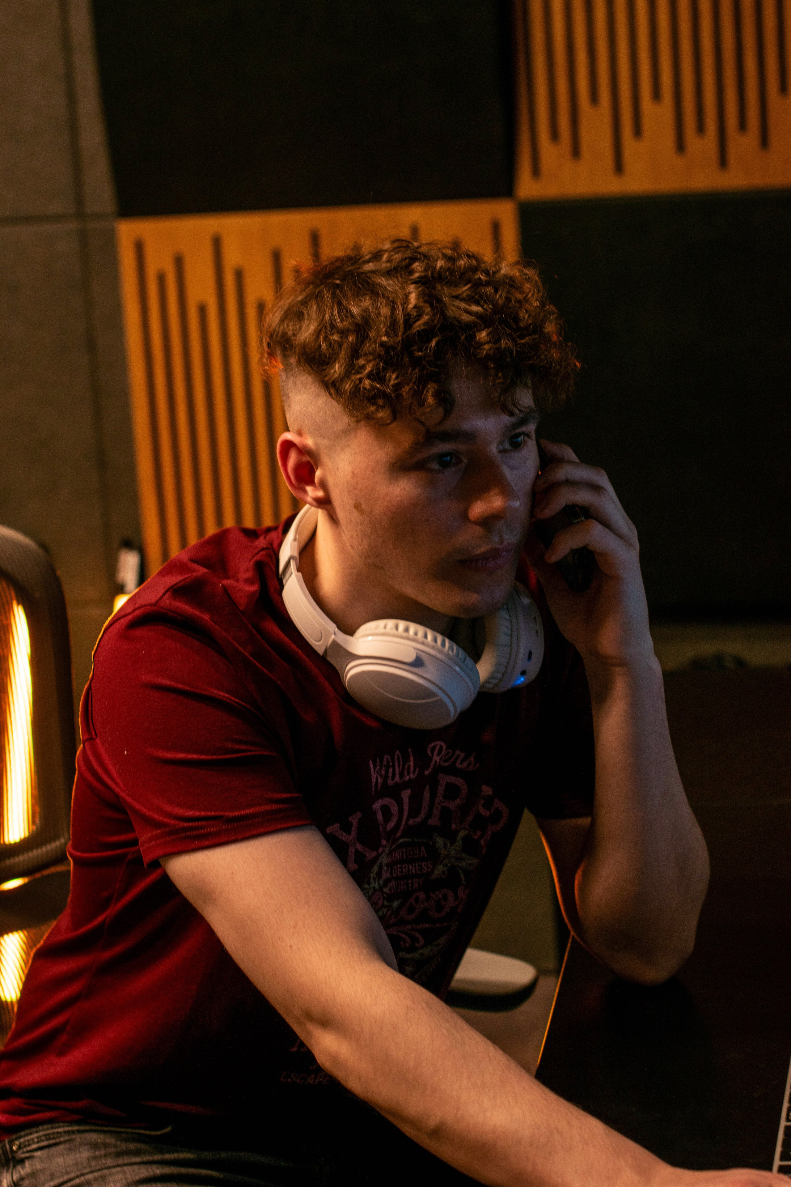 Портретная фотосессия в музыкальной студии. Портретный фотограф в Казани Кодылева Диана