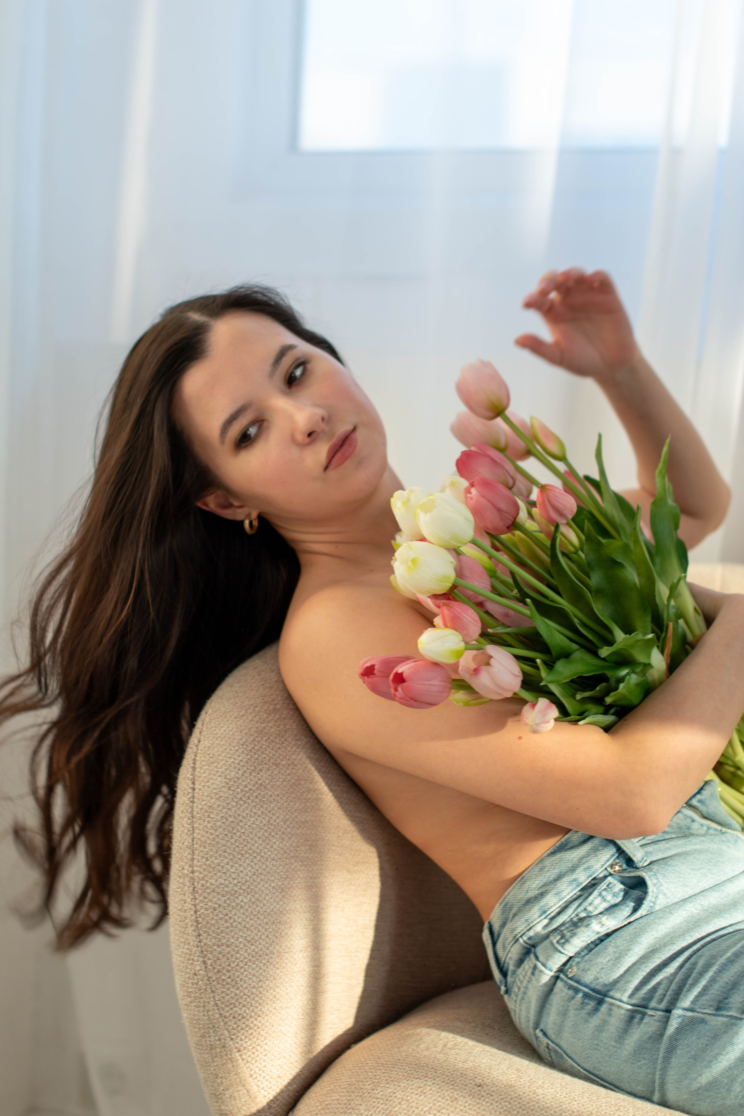 Женская студийная фотосессия. Портретный фотограф в Казани Кодылева Диана