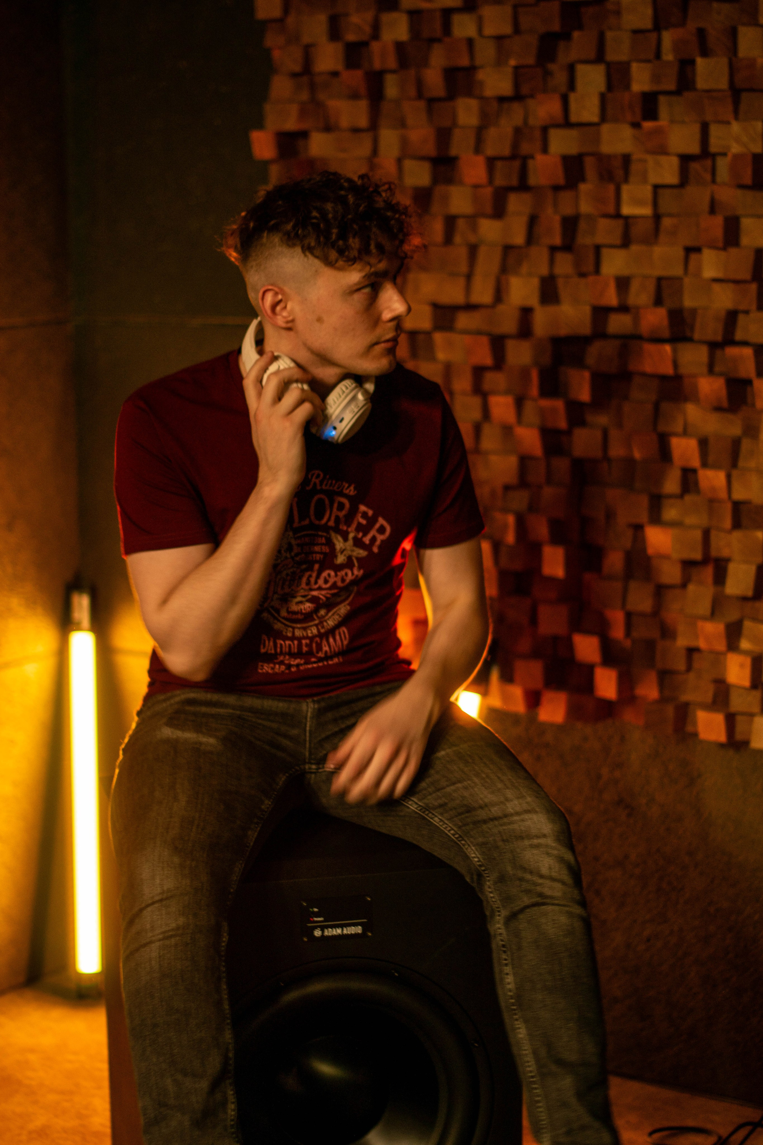 Портретная фотосессия в музыкальной студии. Портретный фотограф в Казани Кодылева Диана