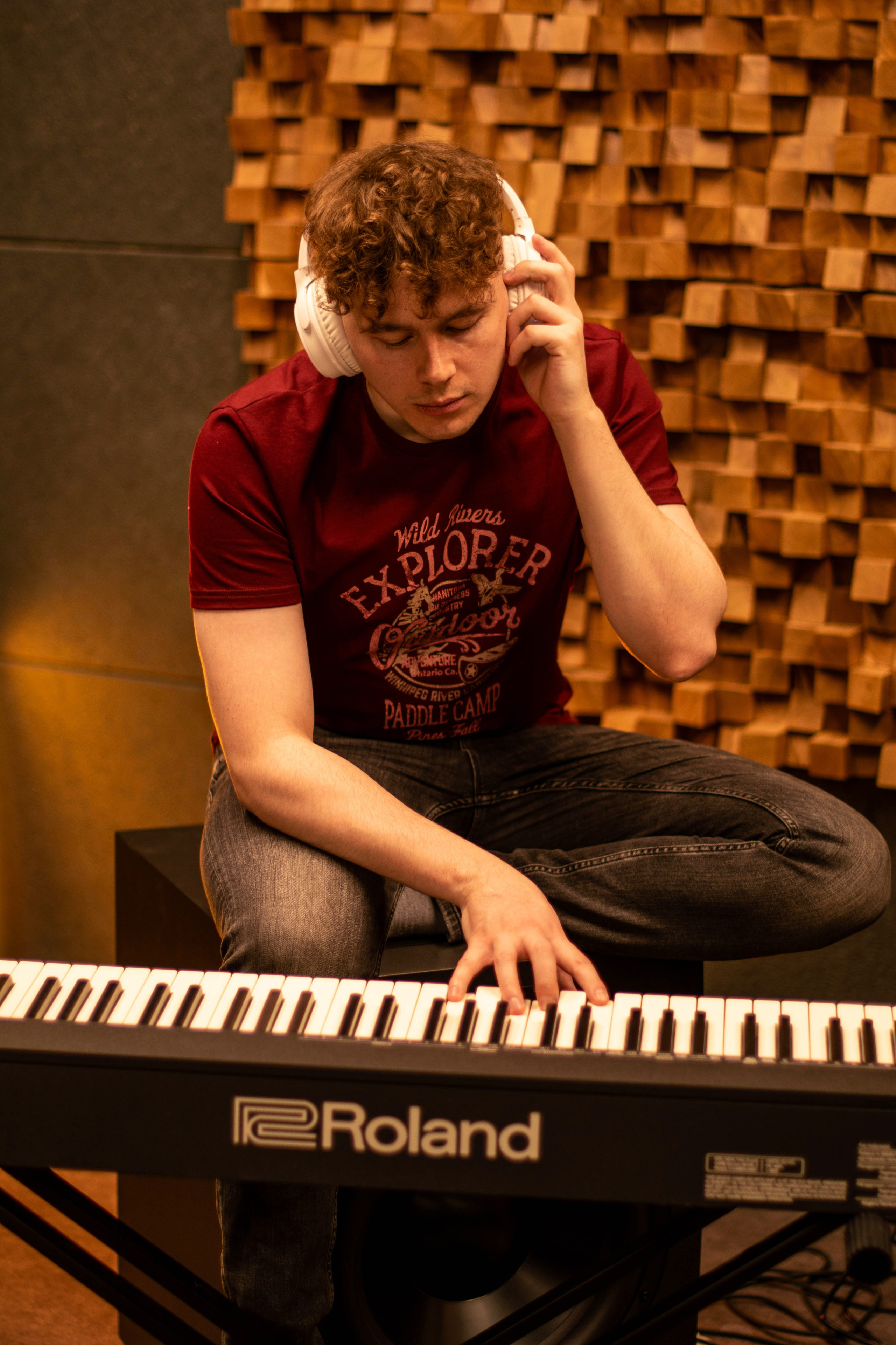 Портретная фотосессия в музыкальной студии. Портретный фотограф в Казани Кодылева Диана