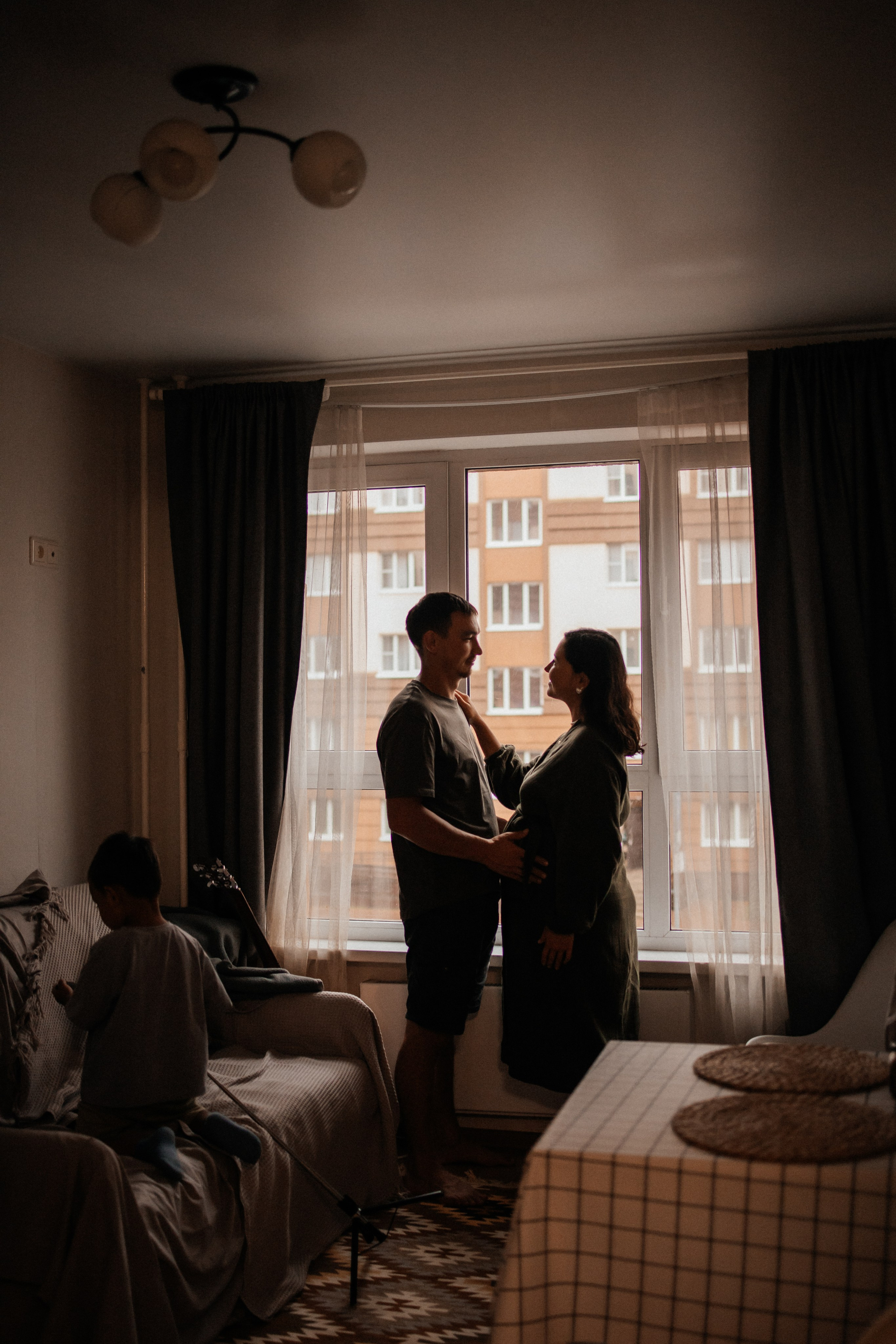 Домашняя фотосессия беременности