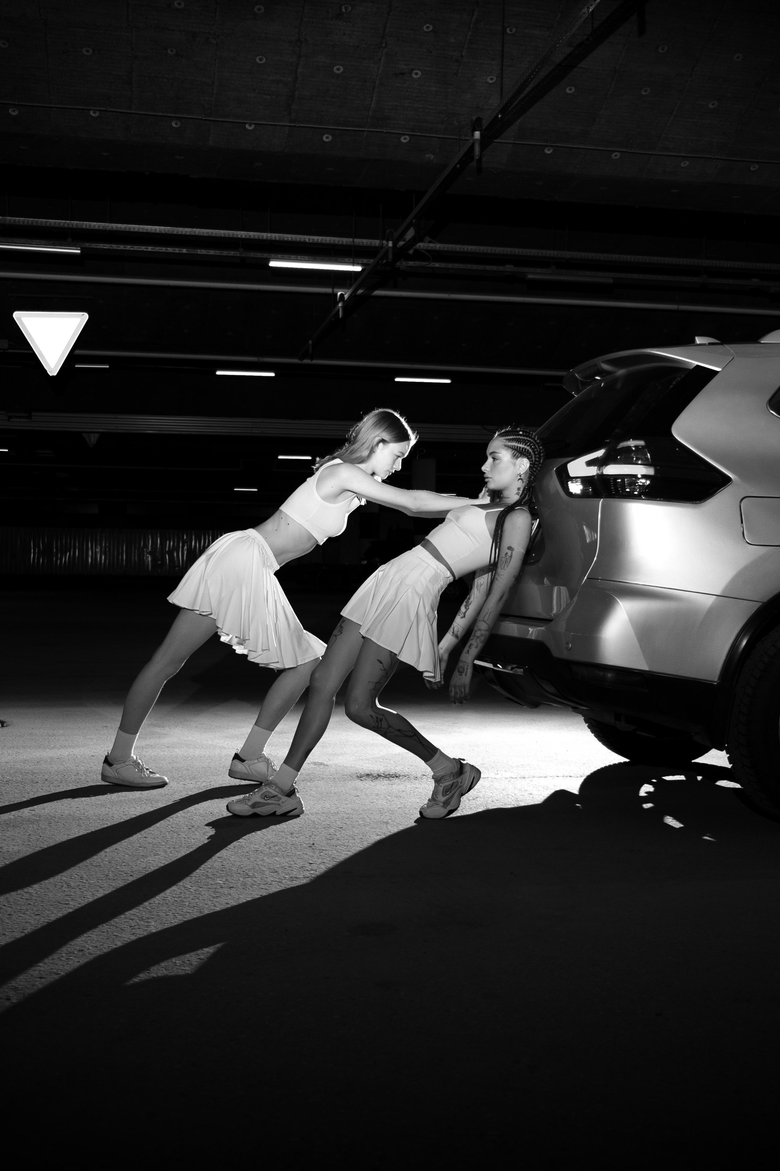 На парковке