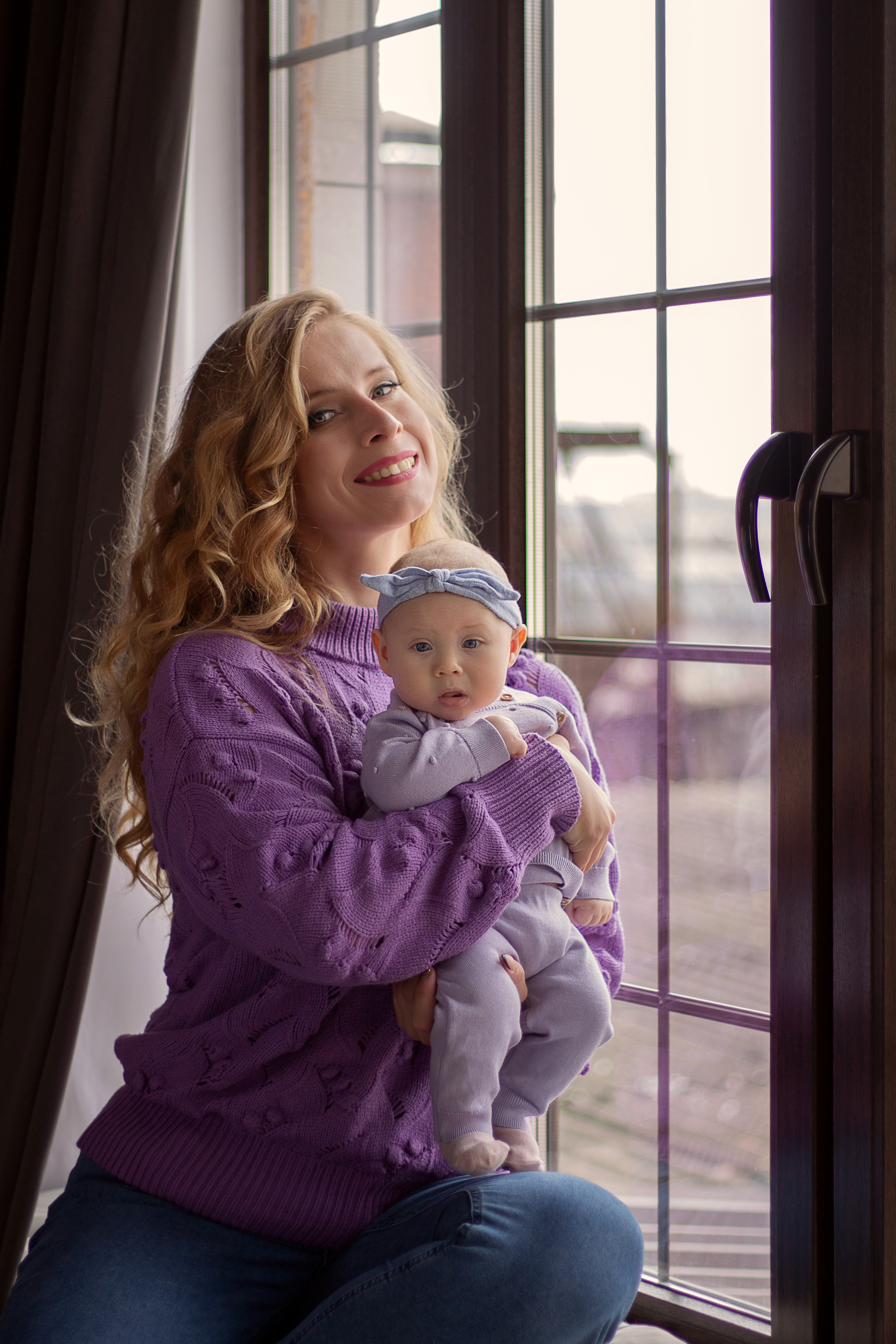 Роман с Натальей и детьми, студия «Моя»