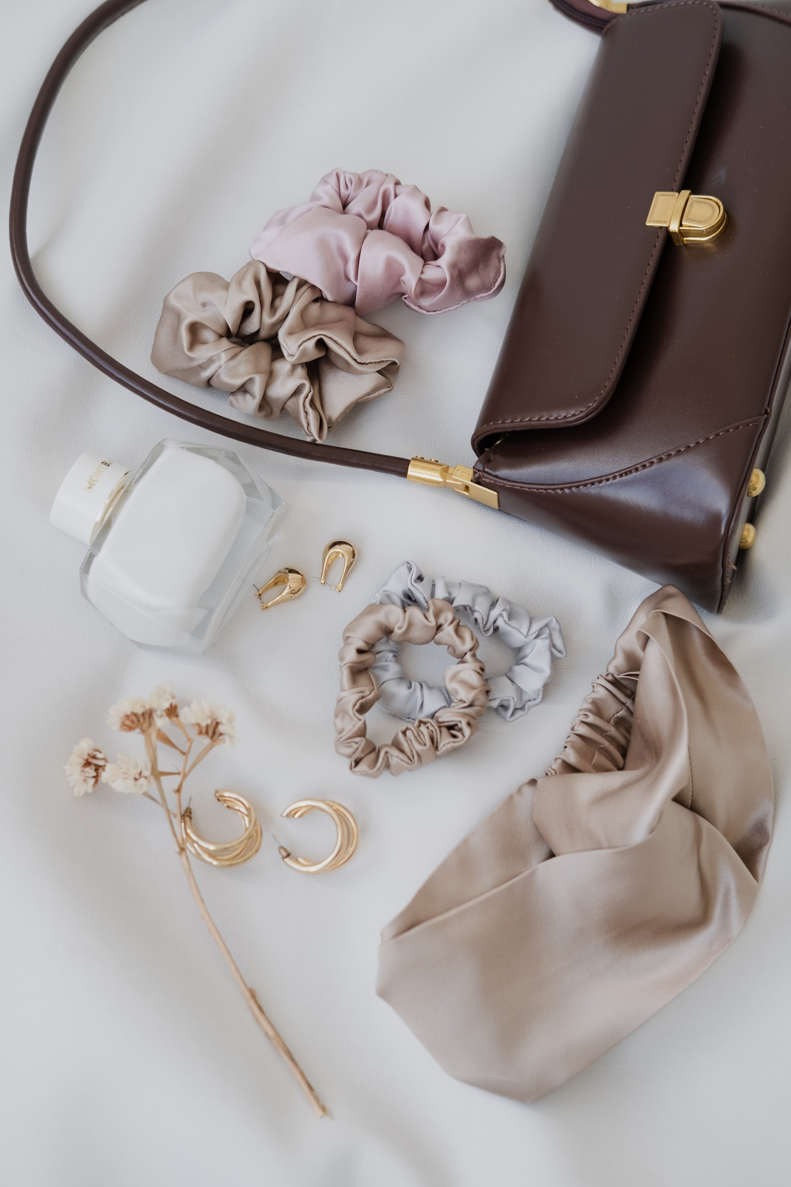 Шелковые резинки для волос