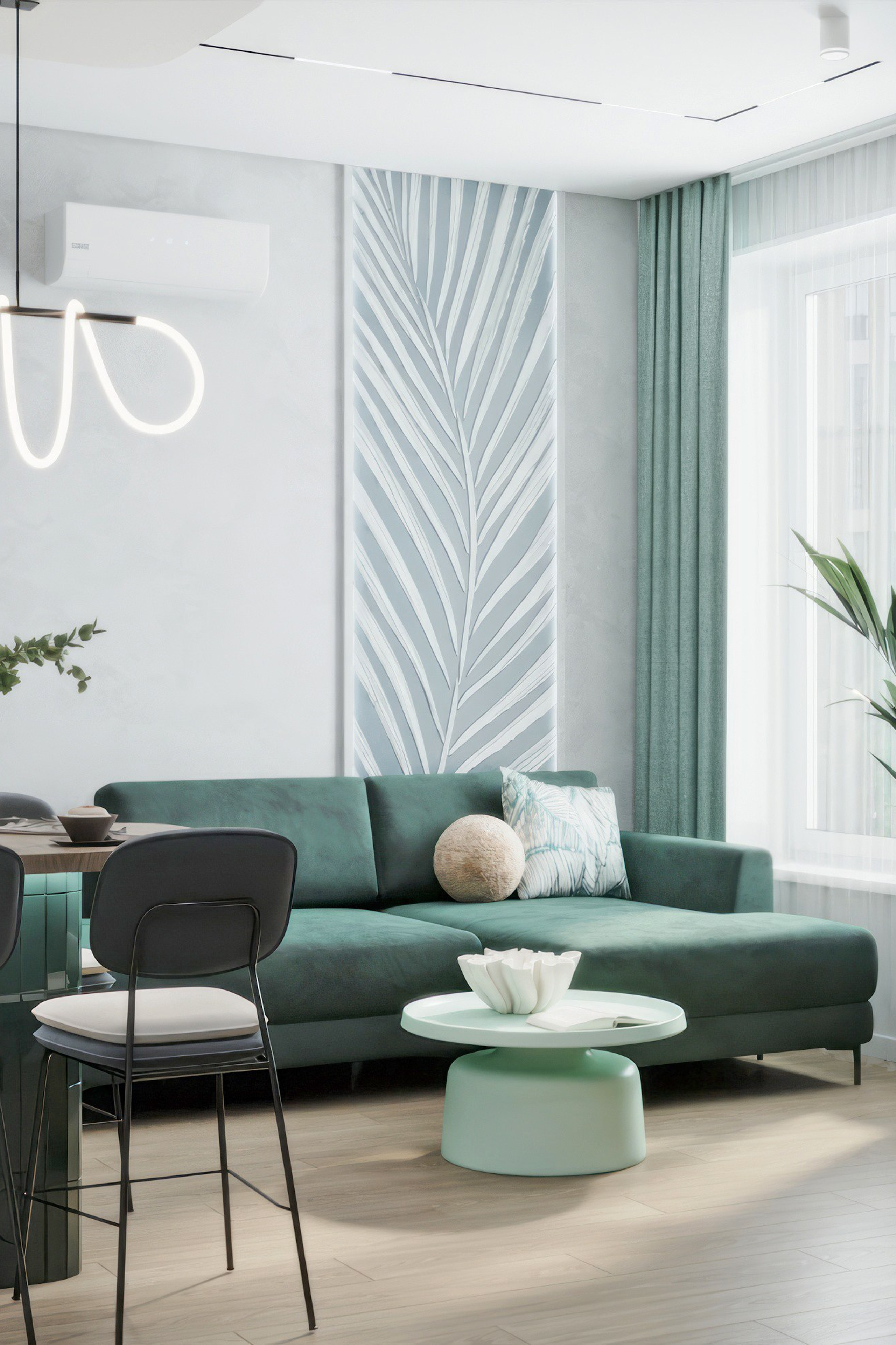 ЖК Легенда Малоохтинский. Тропический оазис. Проект в реализации