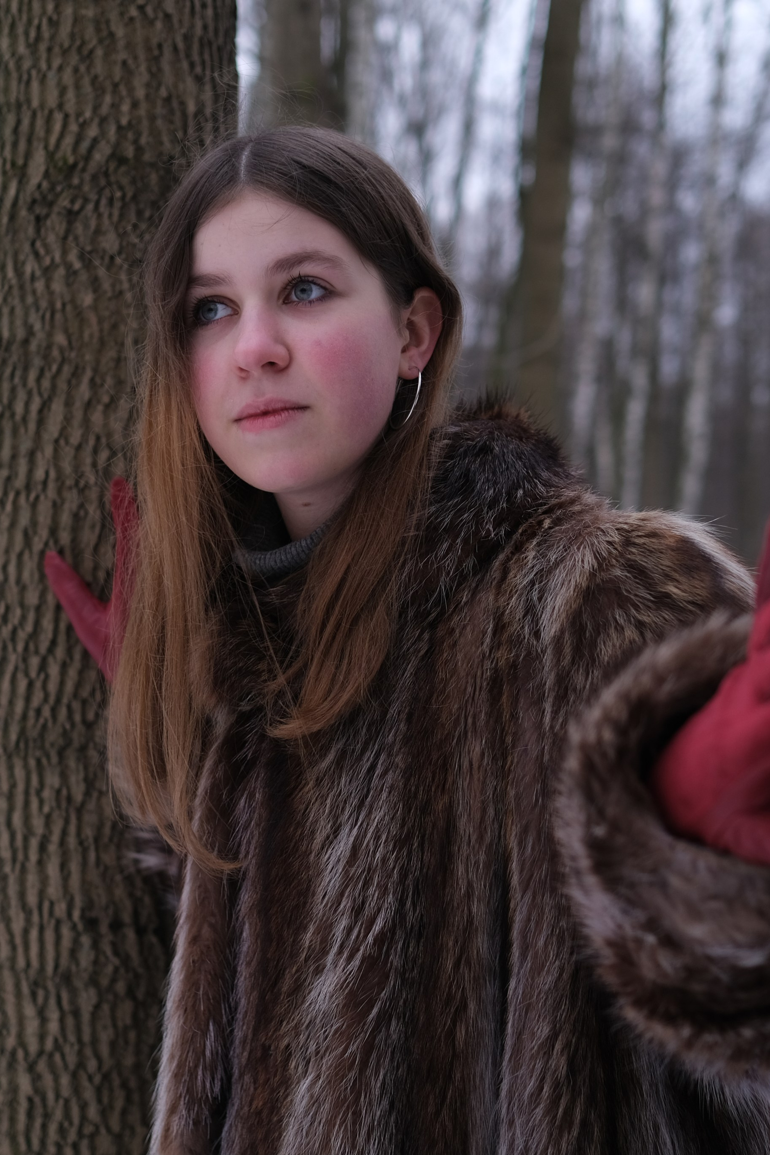 Мария в шубе