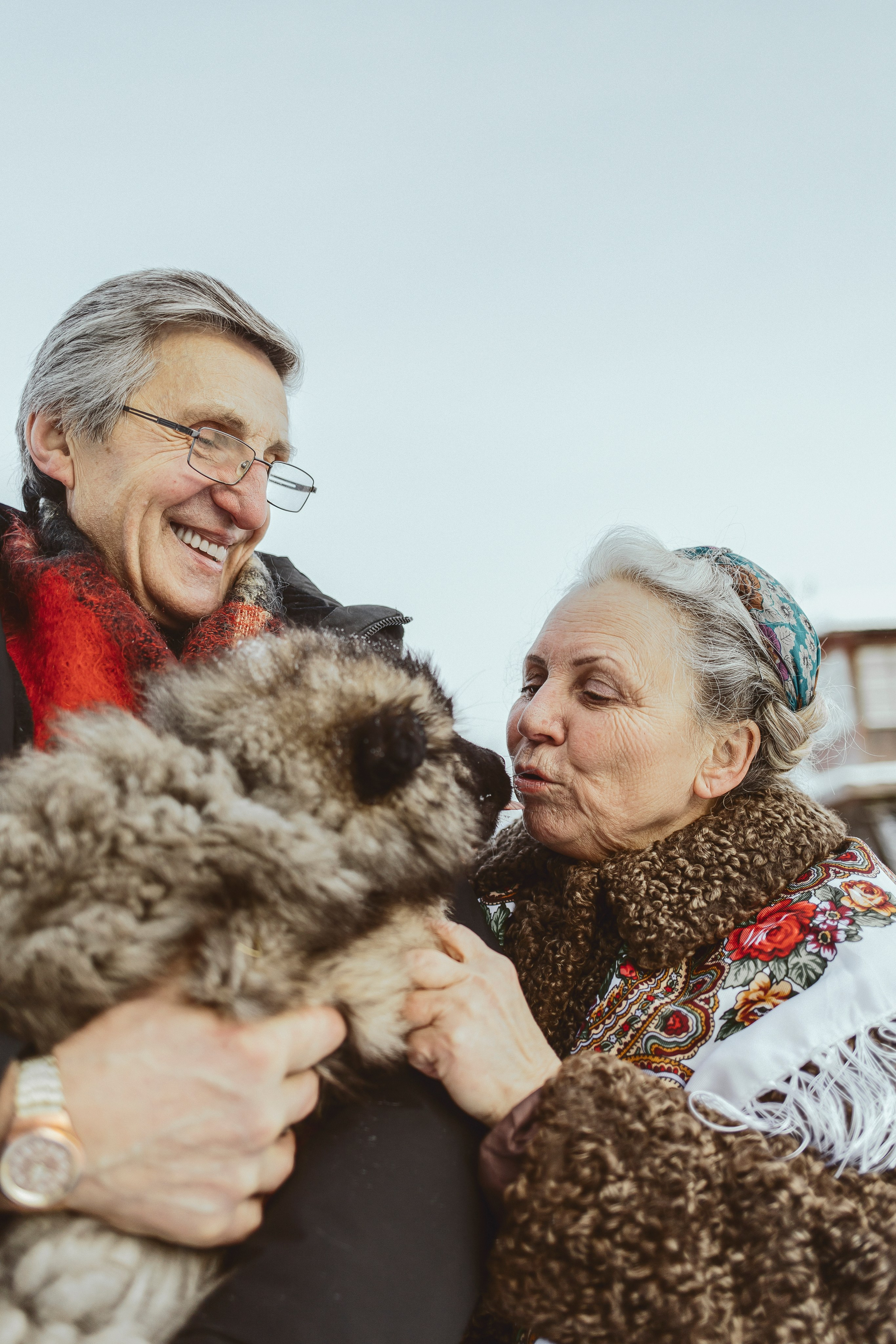 Валентина, Анатолий и Дик. Ульяновка 2023