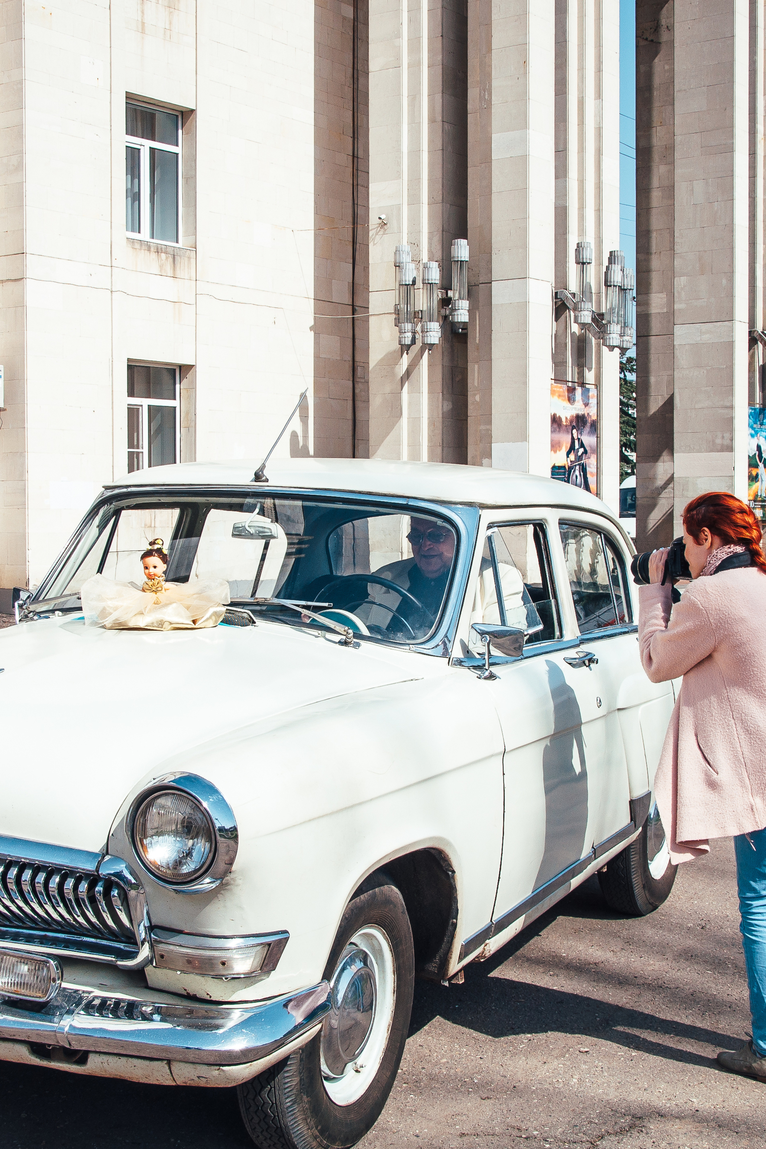 Золотая свадьба. Прокат Аренда ретро автомобилей Волга ГАЗ 21  Кострома