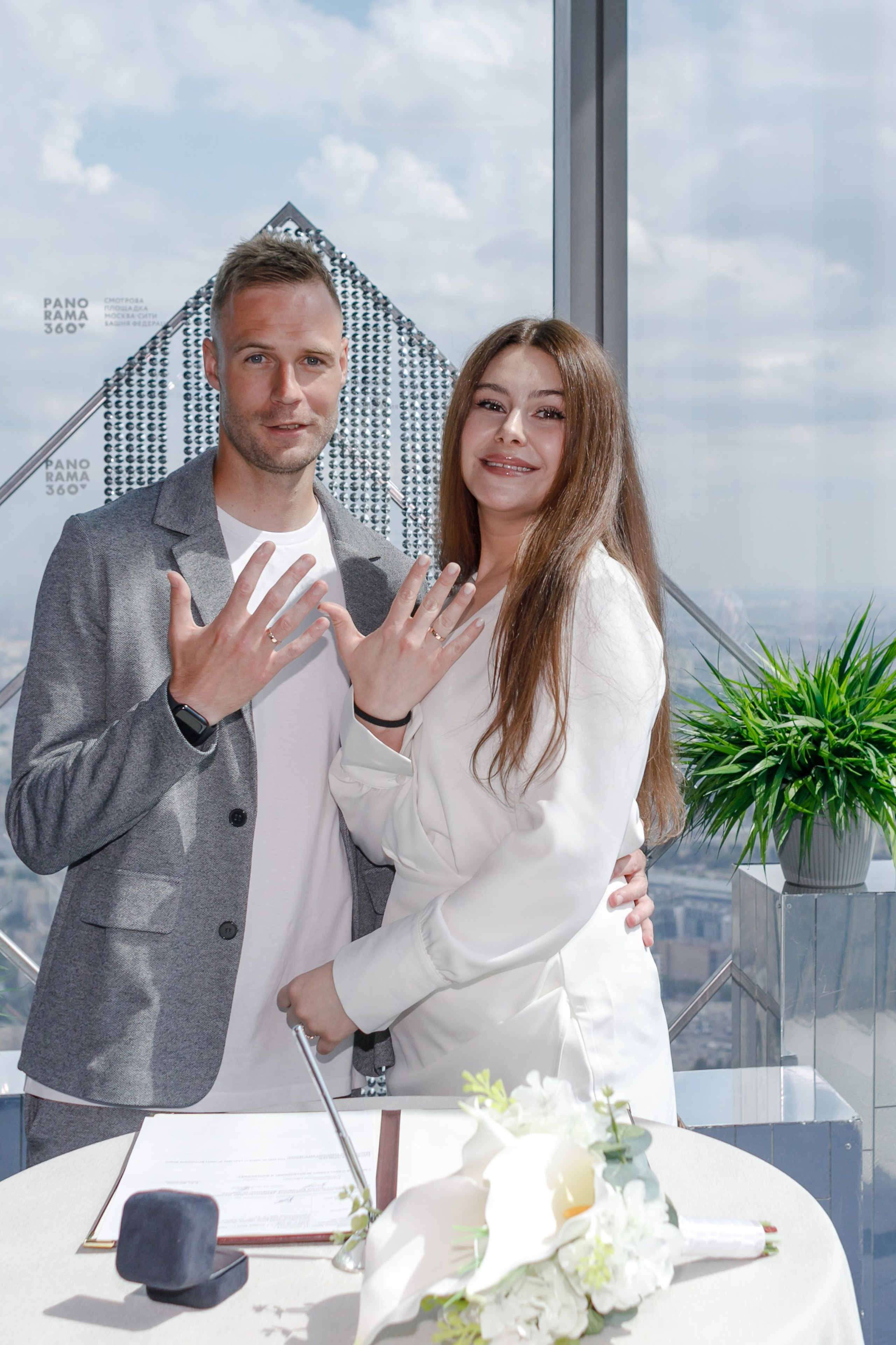 Роспись в башне Федерация. Москва-Сити