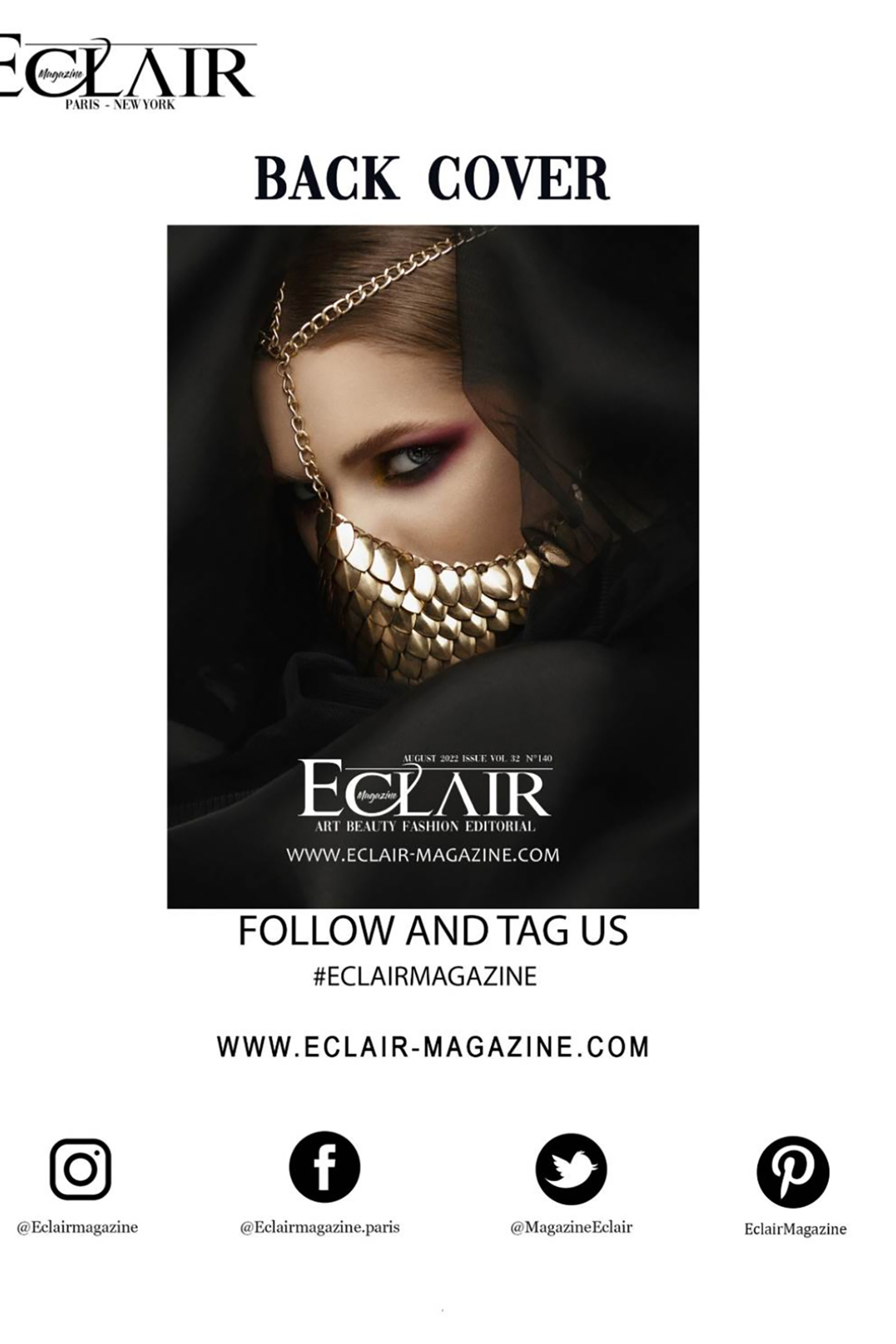 ECLAIR (ПАРИЖ, ФРАНЦИЯ) — ОБЛОЖКА