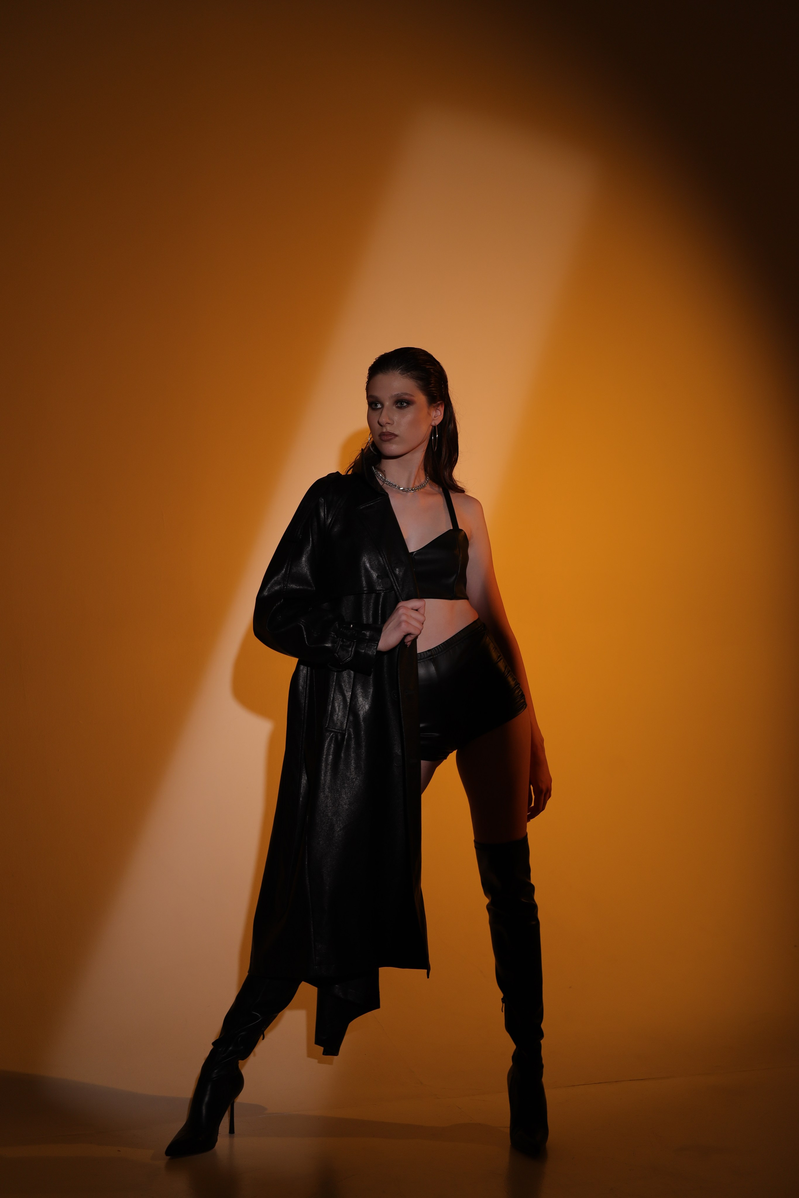 Студийный яркий портрет