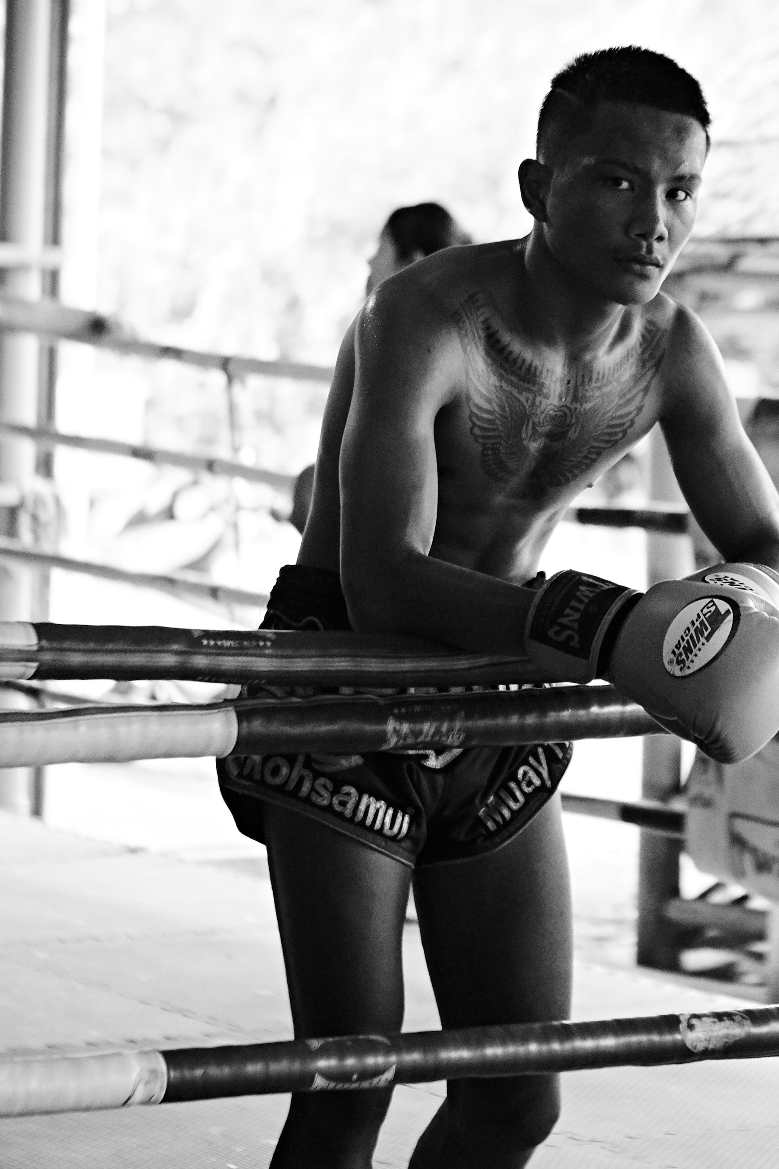 Тренировка в&nbsp;школе тайского бокса Samui Muay Thai (Тайланд, о.Самуи)