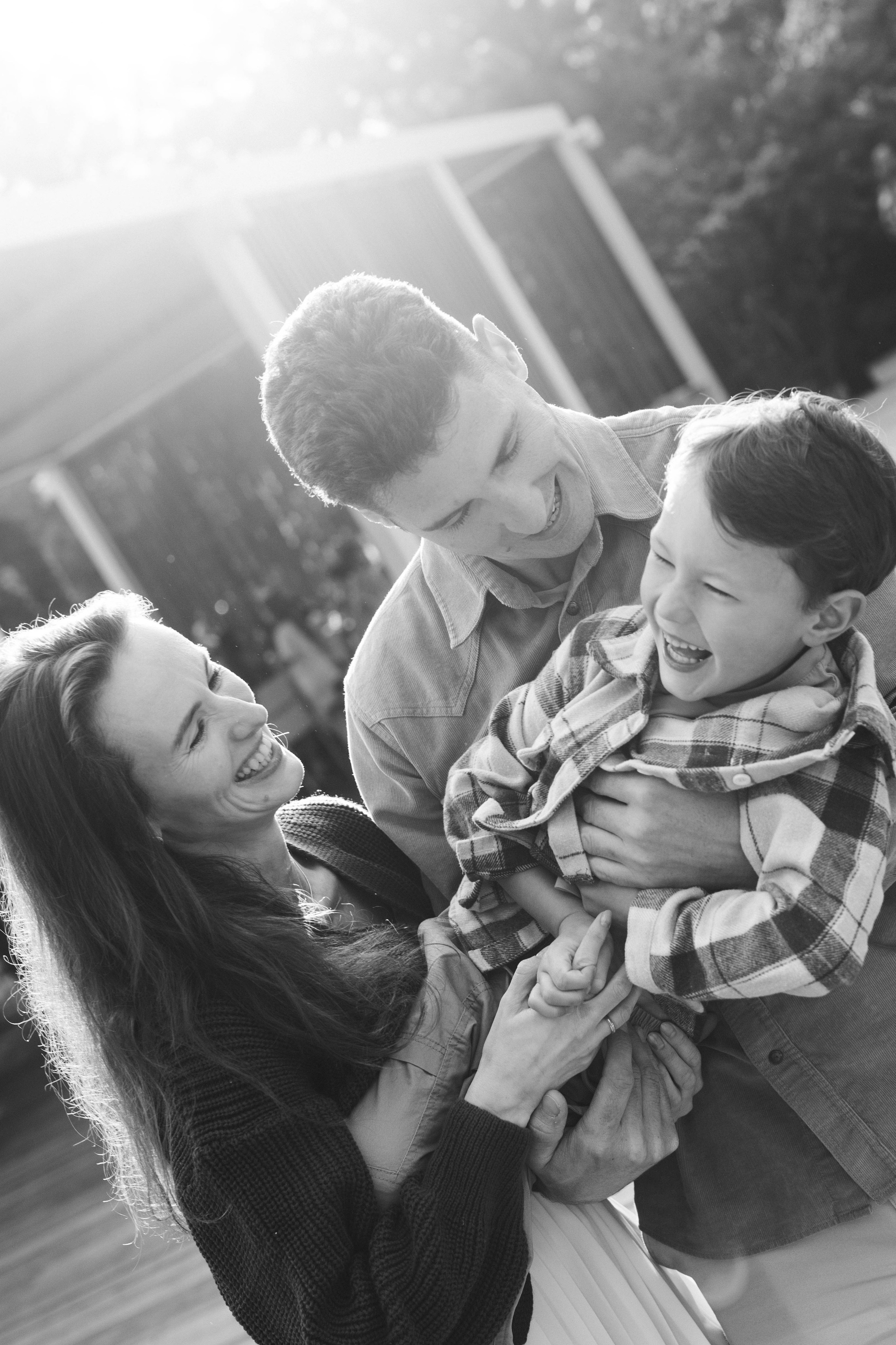 Семья в парке