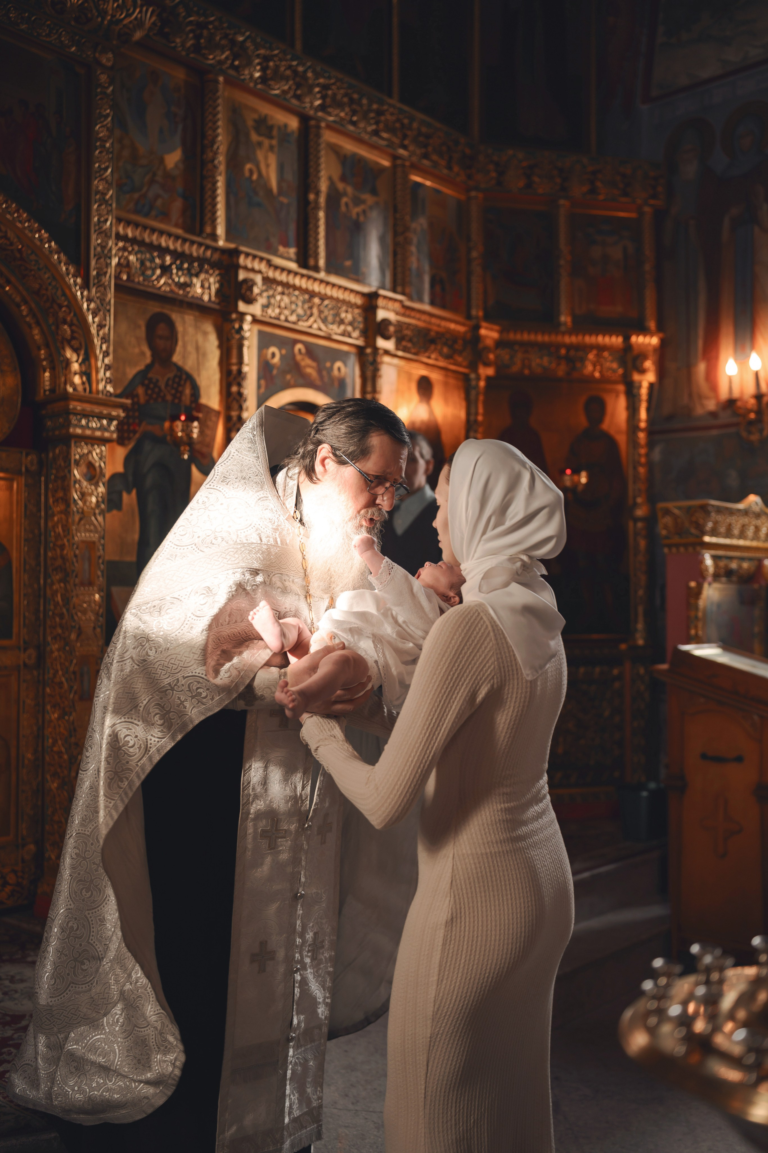 Семейная новогодняя фотосессия в студии Luna. Семейный фотограф в Москве 📸