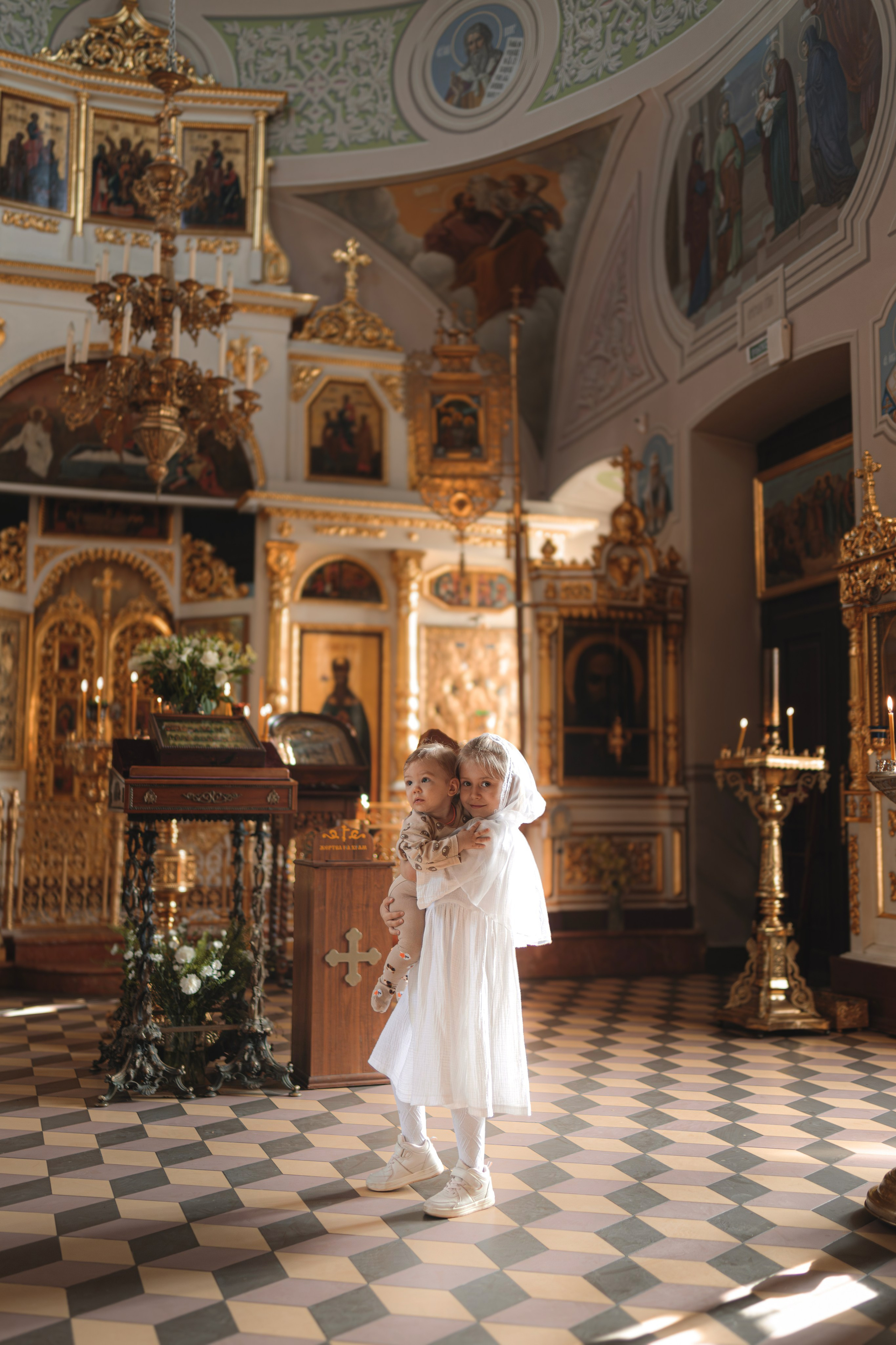 Зимнее Love story: Фотосессия в бежевых оттенках. Семейный фотограф в Москве 📸
