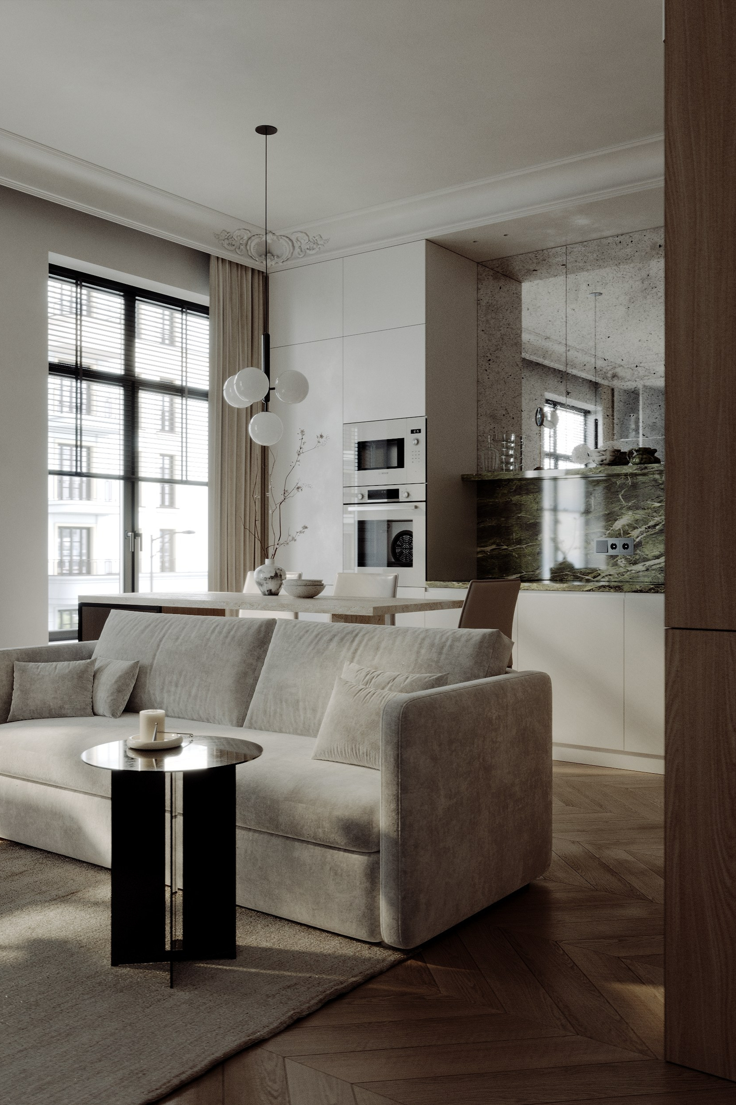 Студия 28 м²