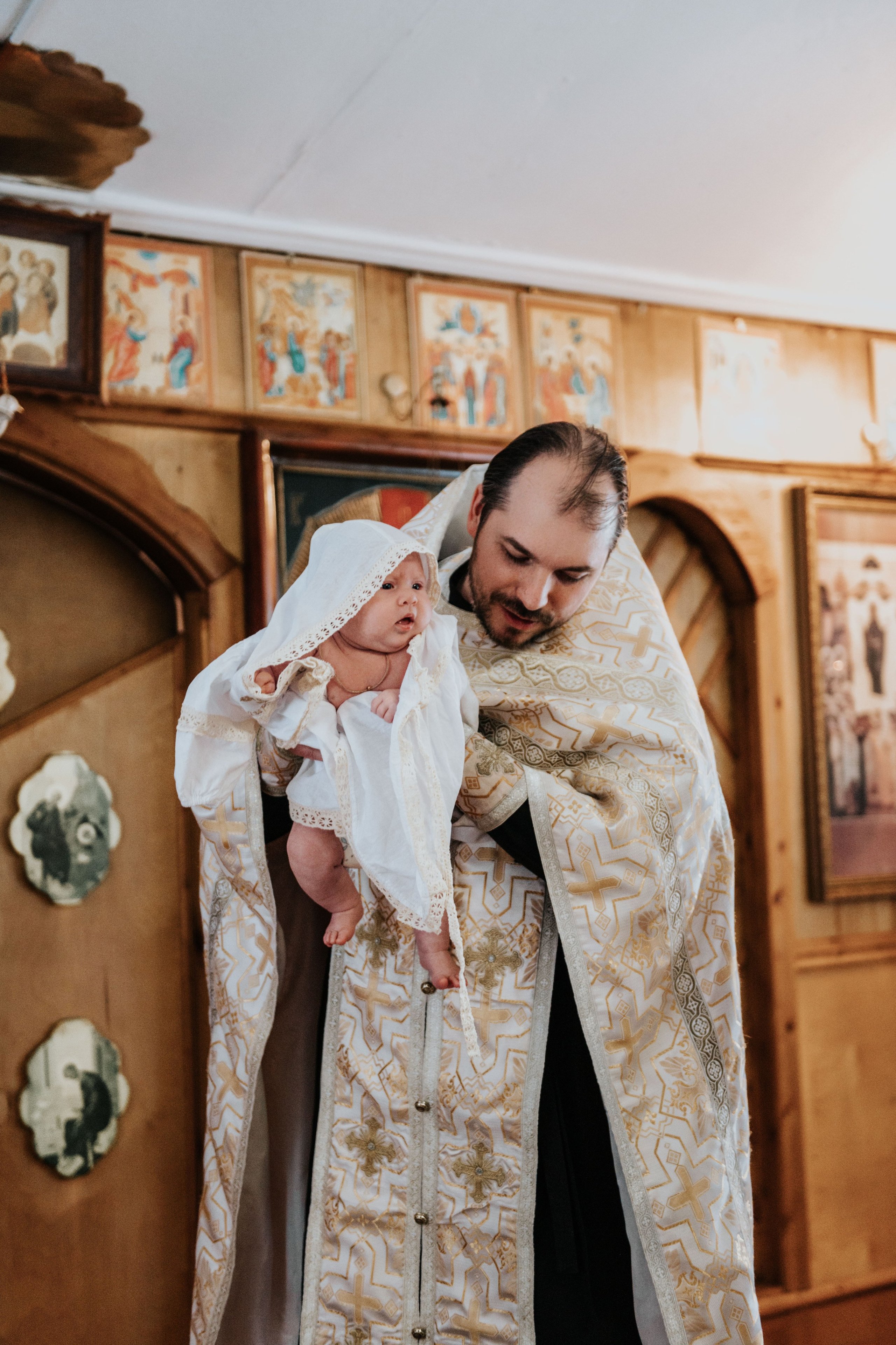 Таинство крещения Мирославы