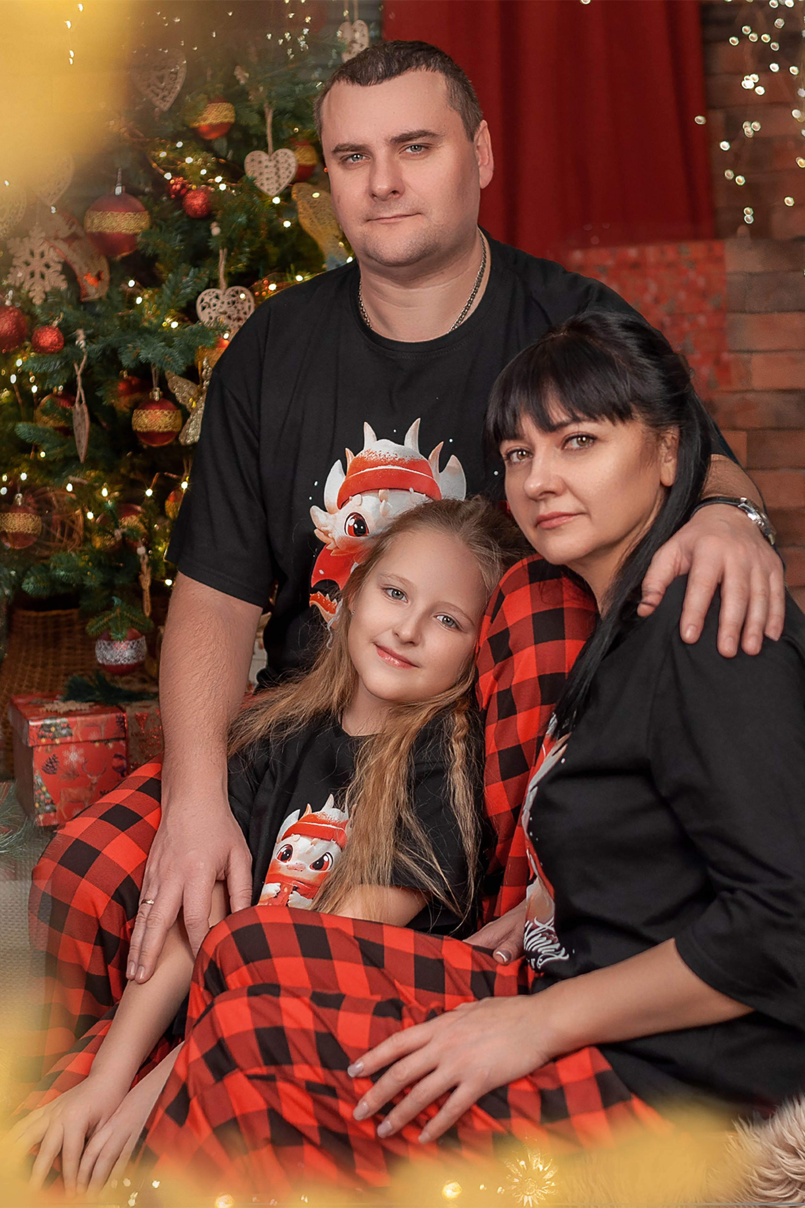 Новогодняя фотосессия. Инна. Женя.