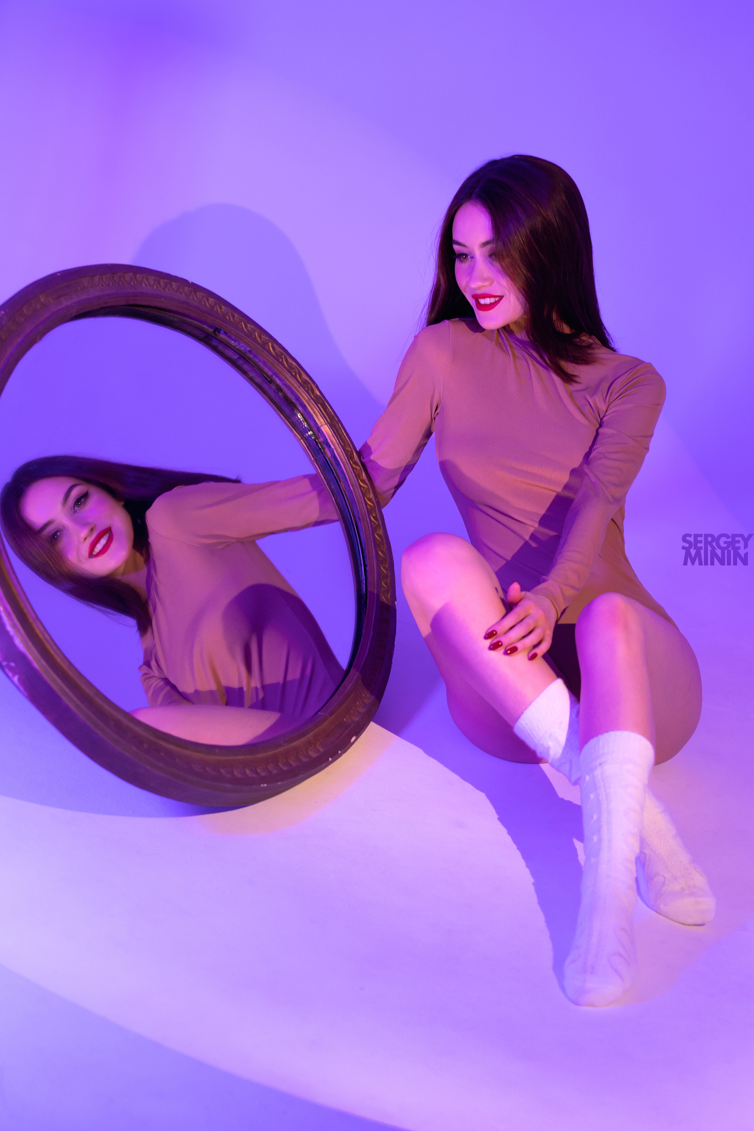 Фотосессия Анастасии в мото мастерской. Студийный и Рекламный Фотограф в Екатеринбурге Сергей Минин