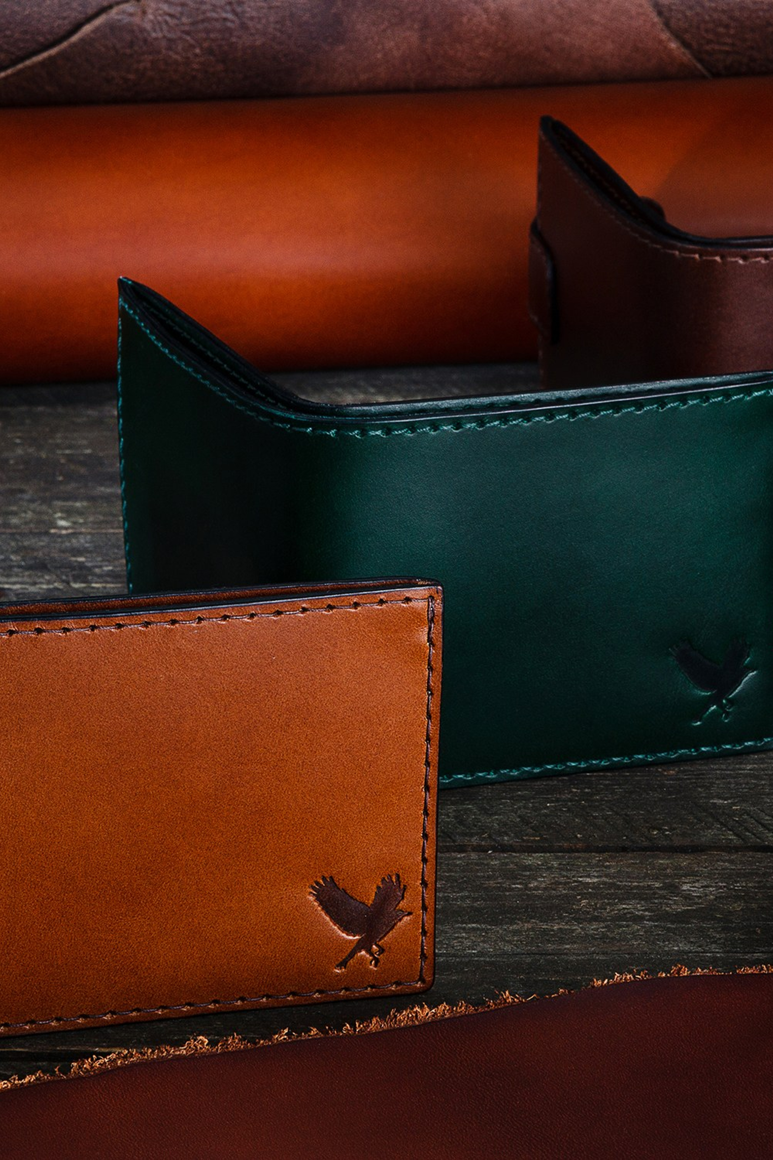 Рекламная фотосъёмка для сайта кожевенной мастерской.