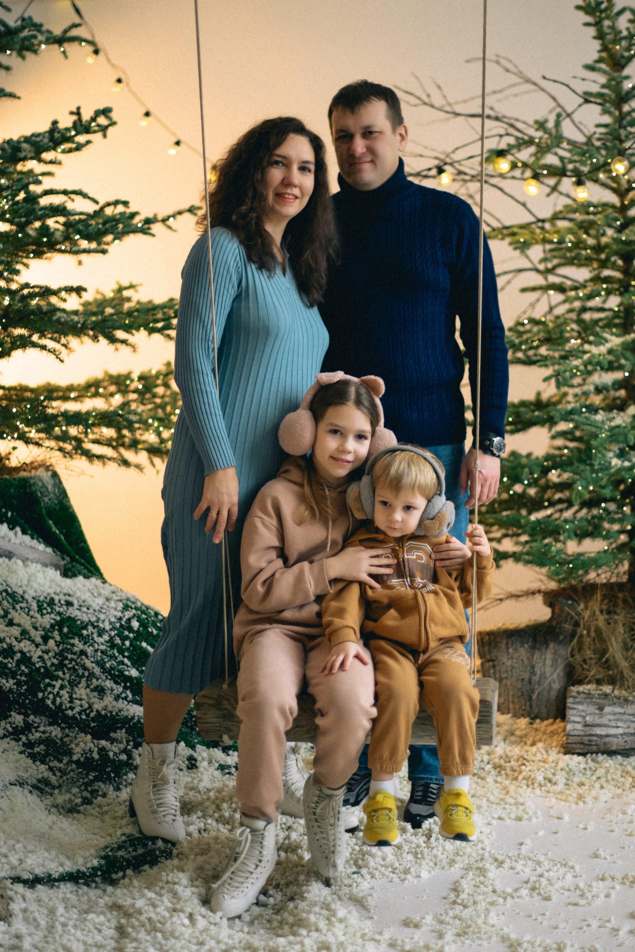 Семья Машеньки Новогодняя