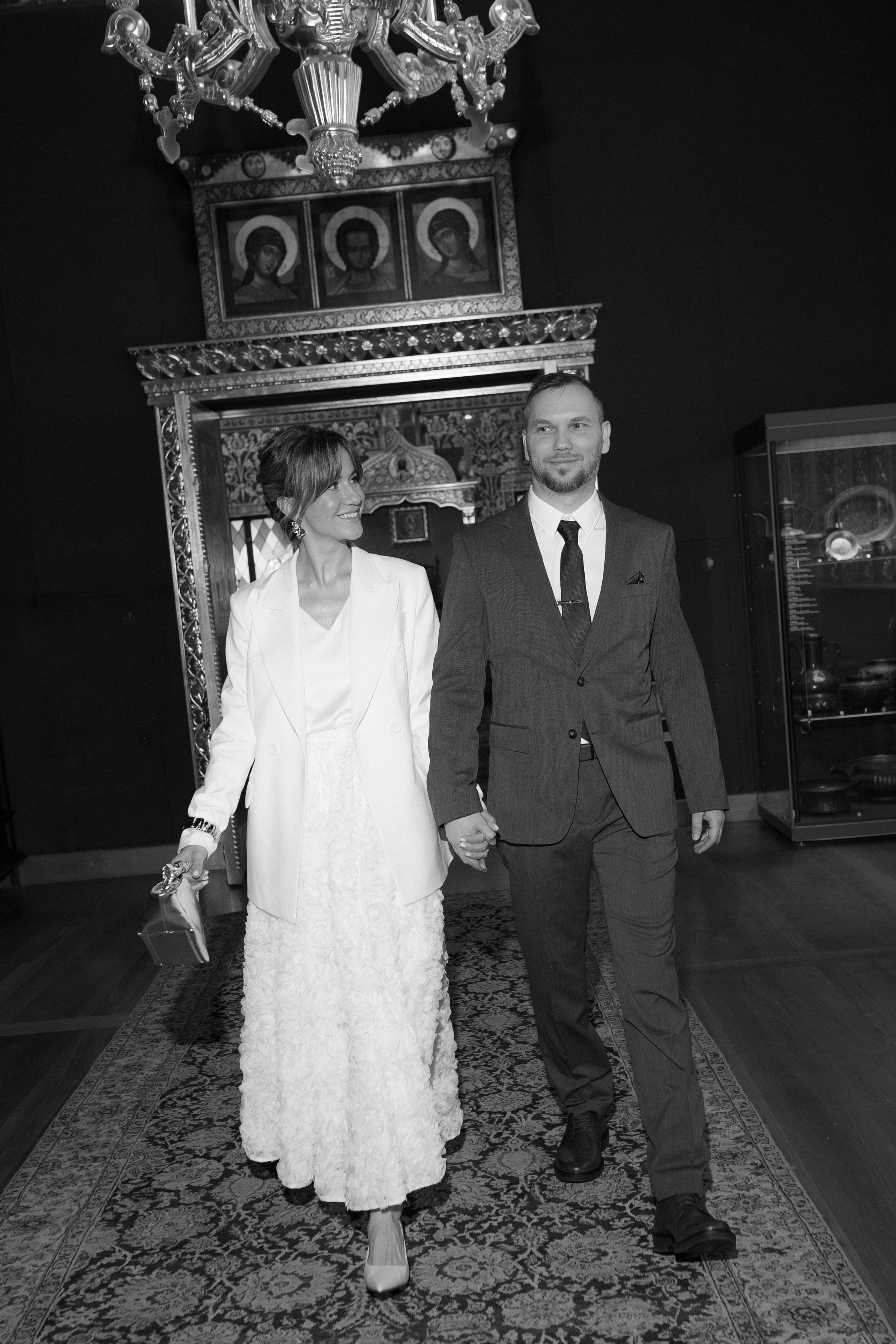 Свадебная фотосессия в Главном Ботаническом саду и в оранжерее. Свадебный фотограф в Москве Мария Крош