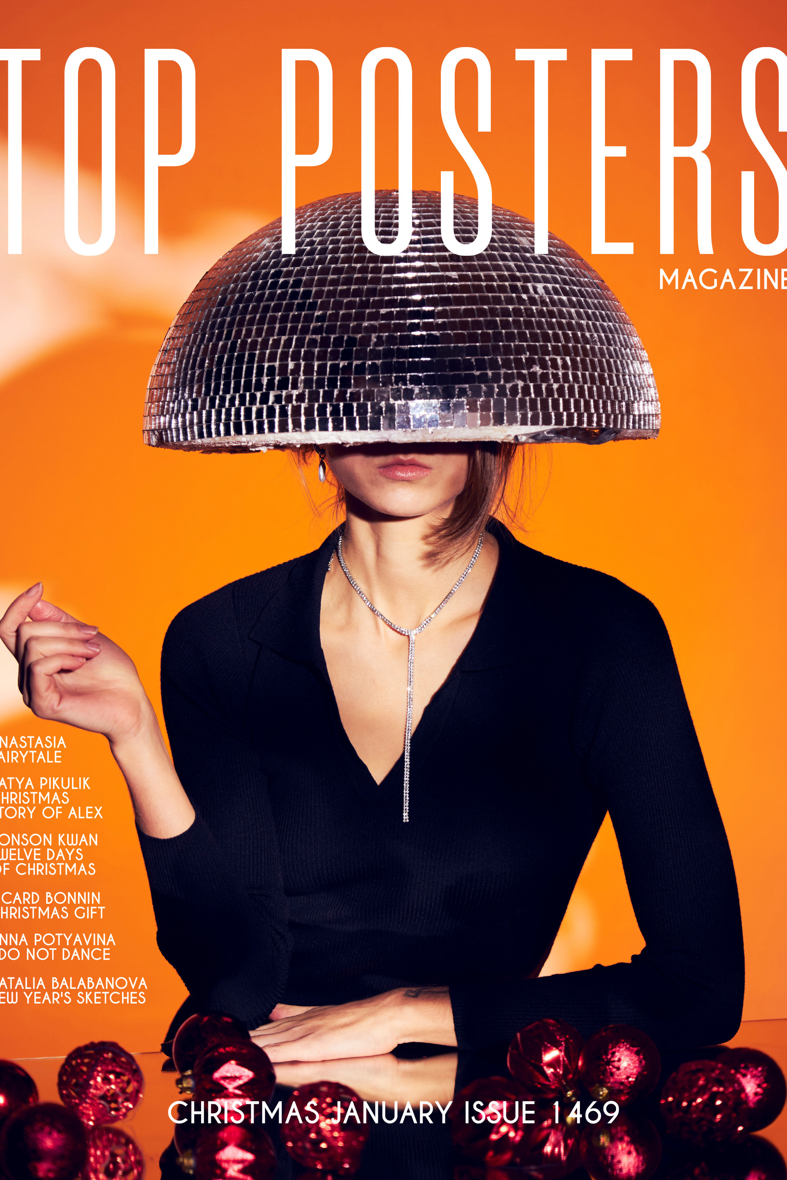 Фотосессия на обложку в журнале Top Posters, выпуск за декабрь 2022. Анна Потявина. Фотограф Москва