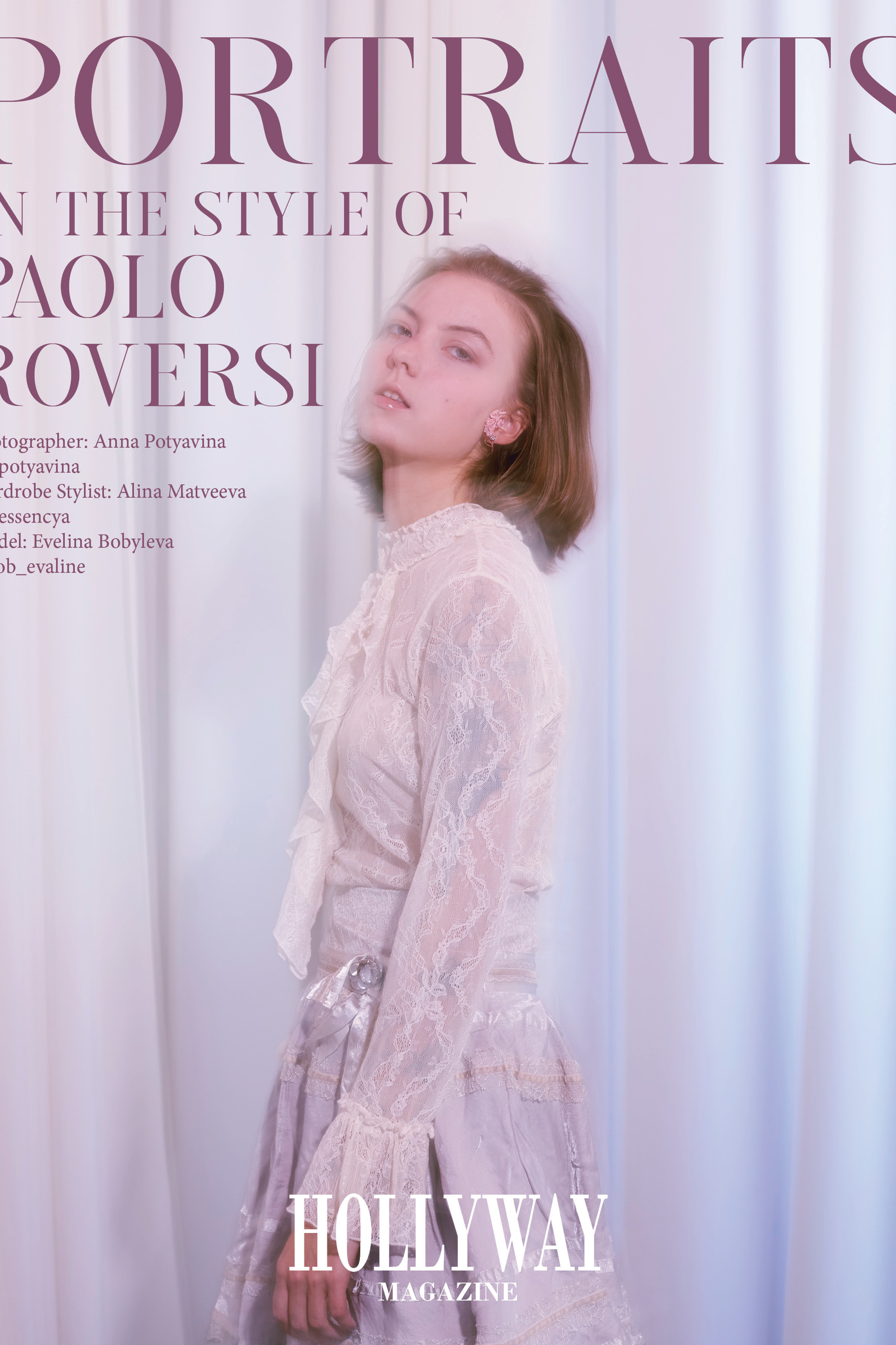 Публикация в японском журнале Hollyway Magazine. Анна Потявина. Фотограф Москва