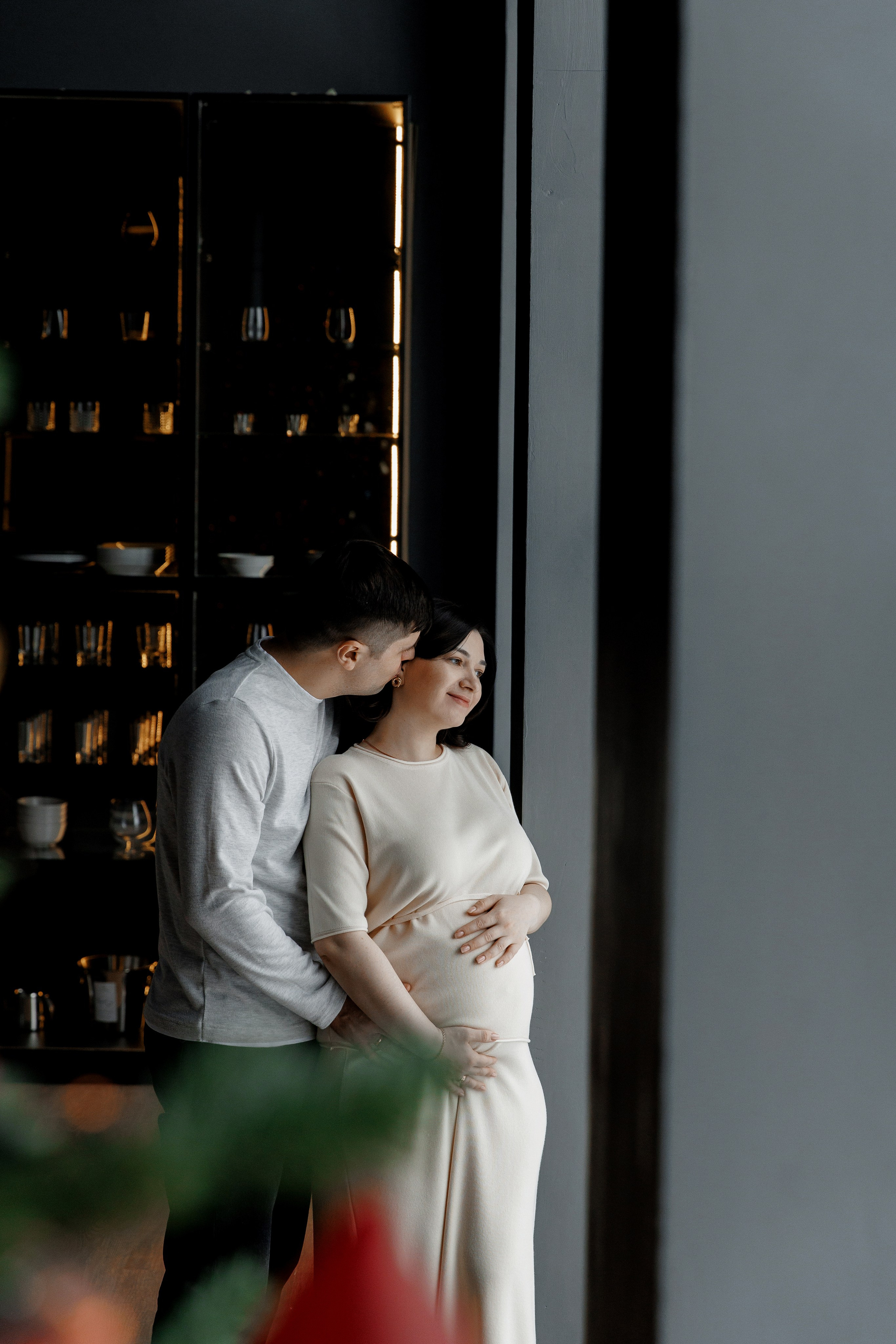 Фотосессия беременности, фотостудия Мимика