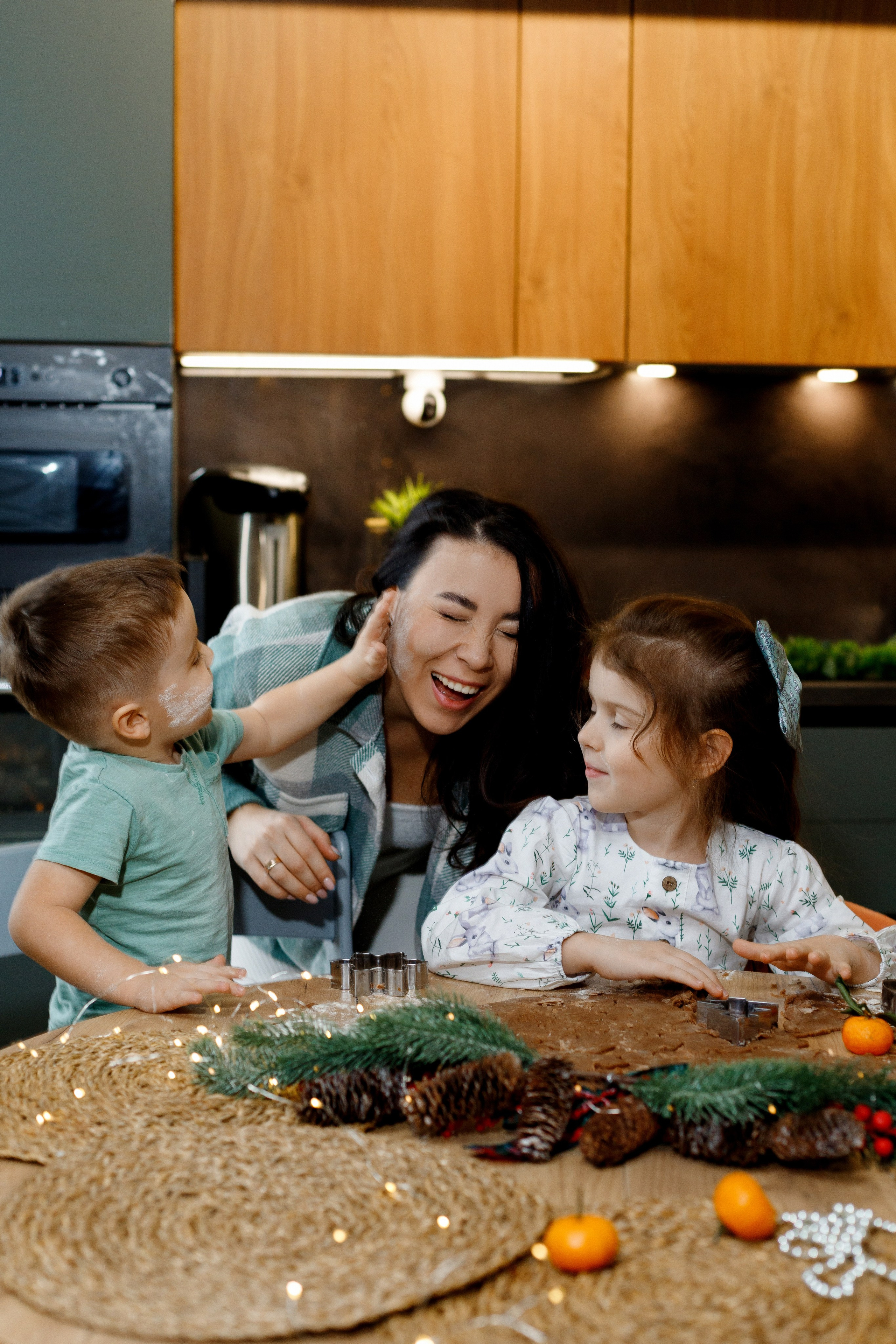 Предновогодняя домашняя фотосессия