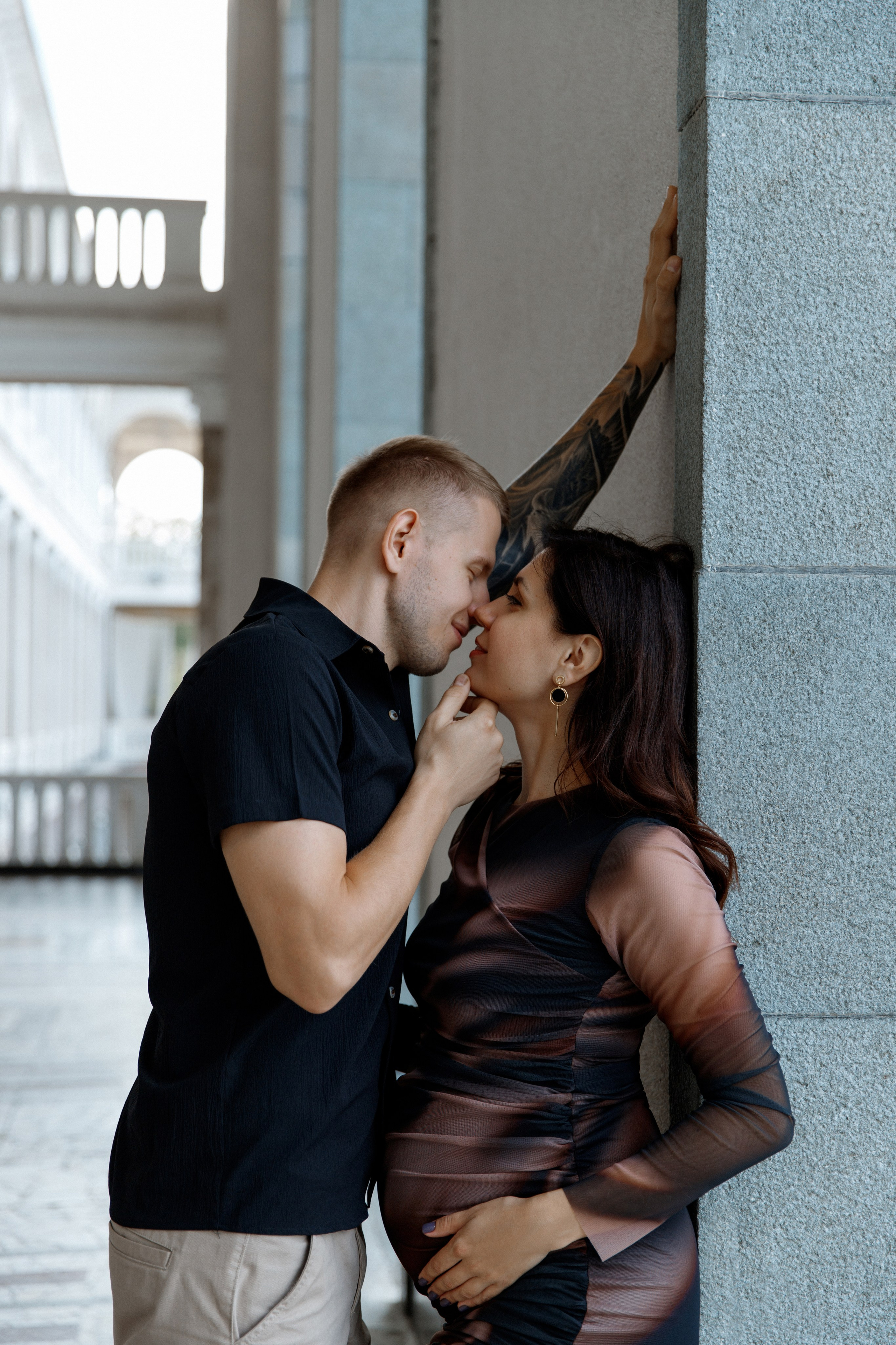 Фотосессия беременности около Северного Речного вокзала