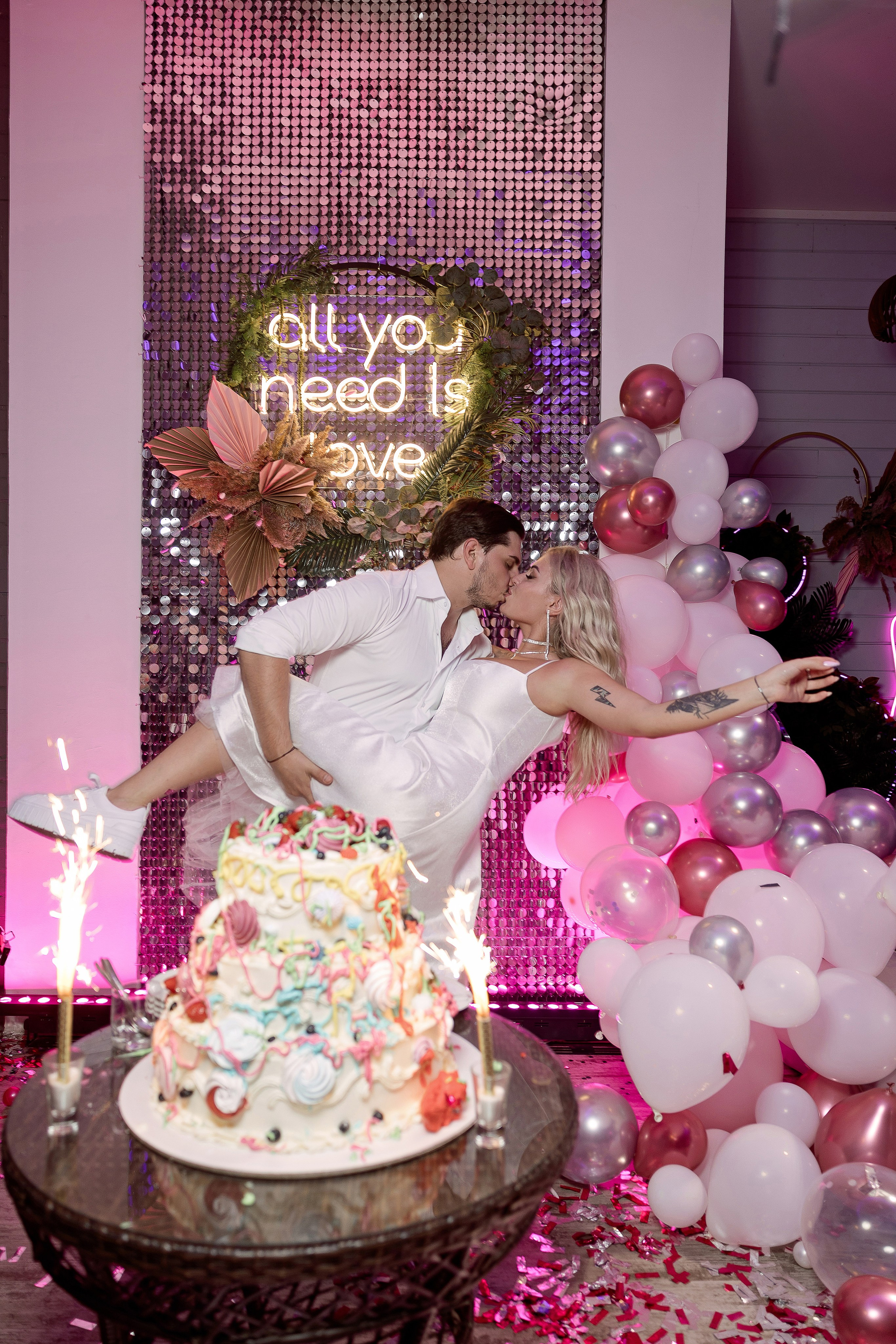 Свадебная вечеринка. Репортаж.