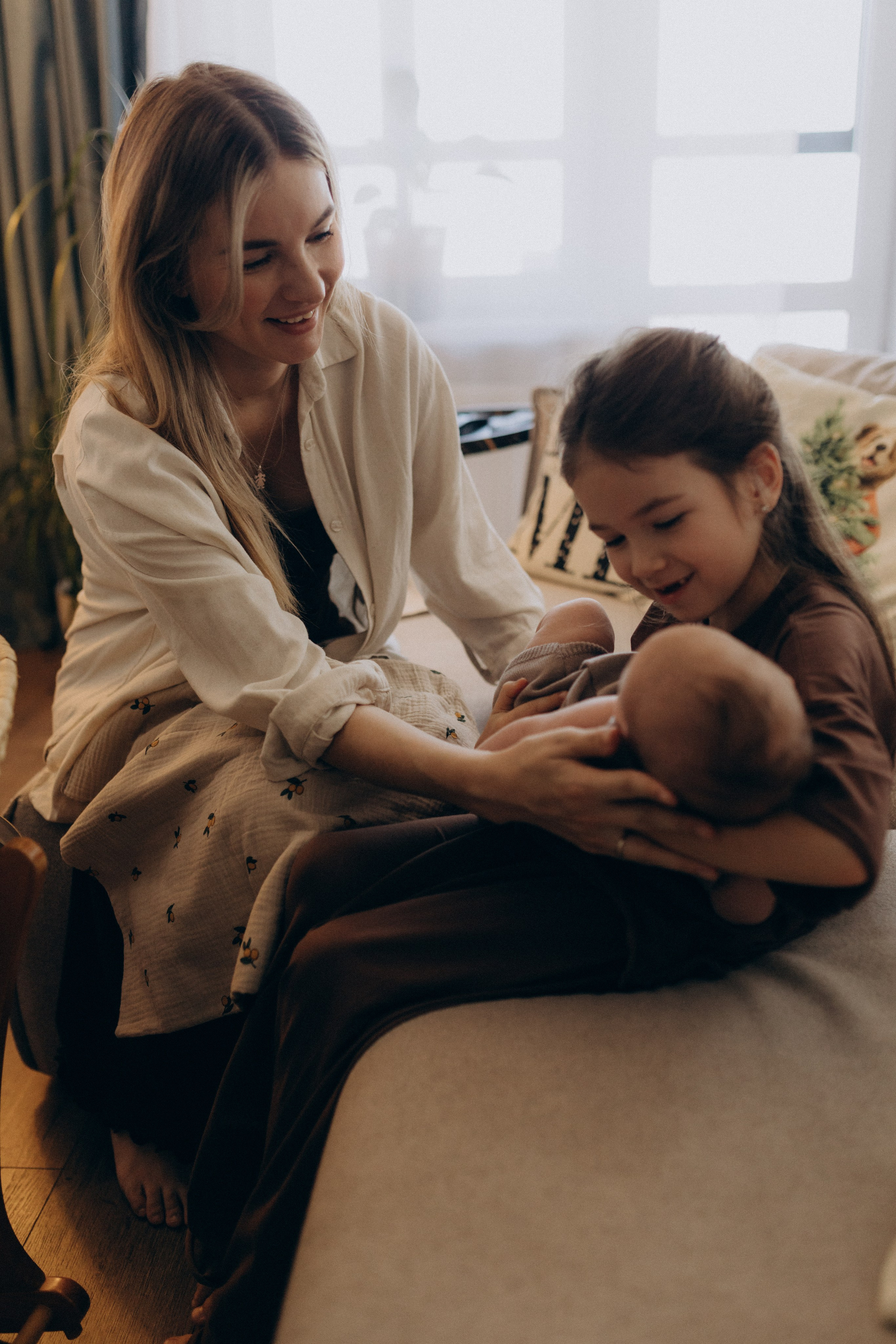 Семейная фотосессия Лена, Оливия и крошка Агата