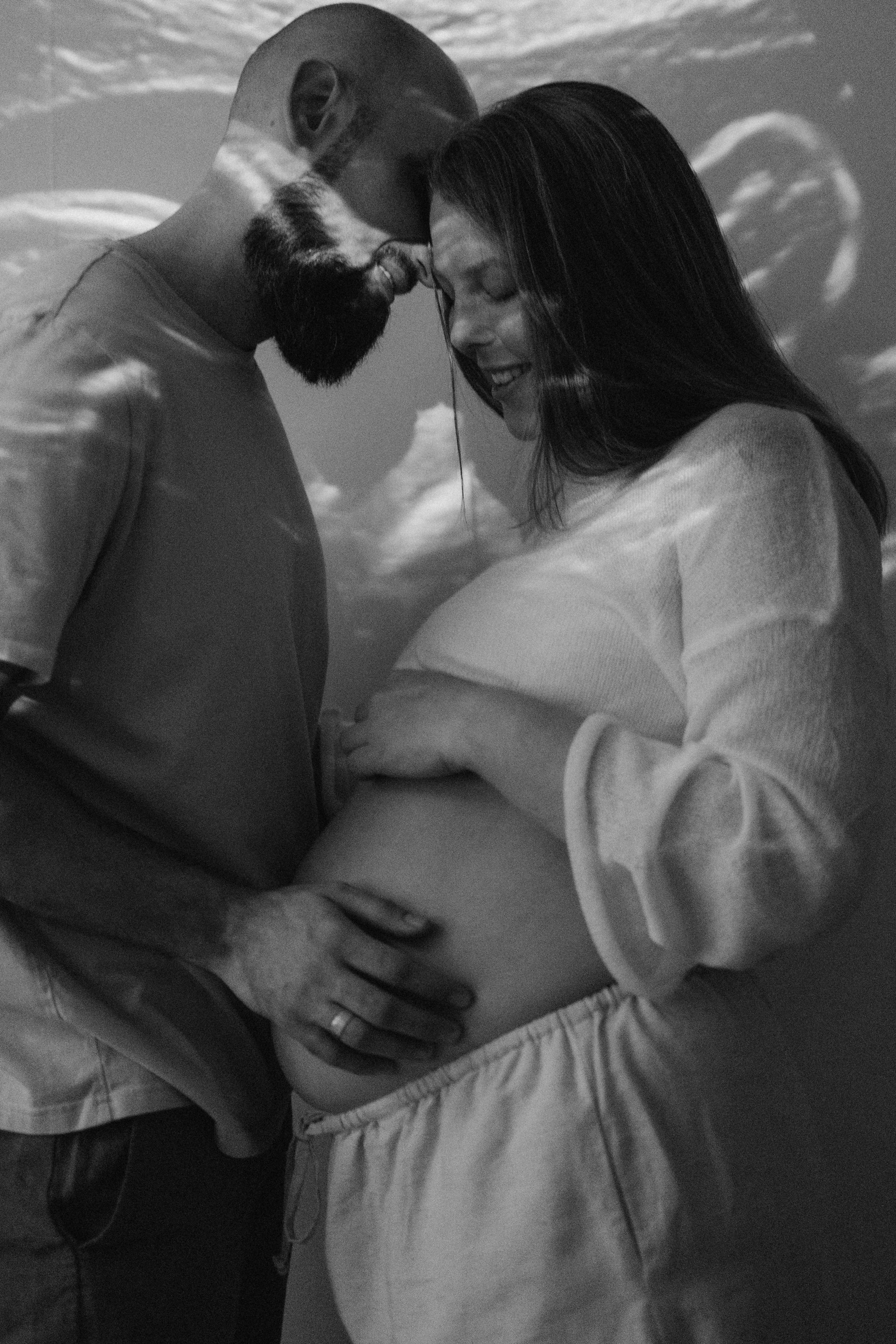 Домашняя фотосессия беременности в Москве