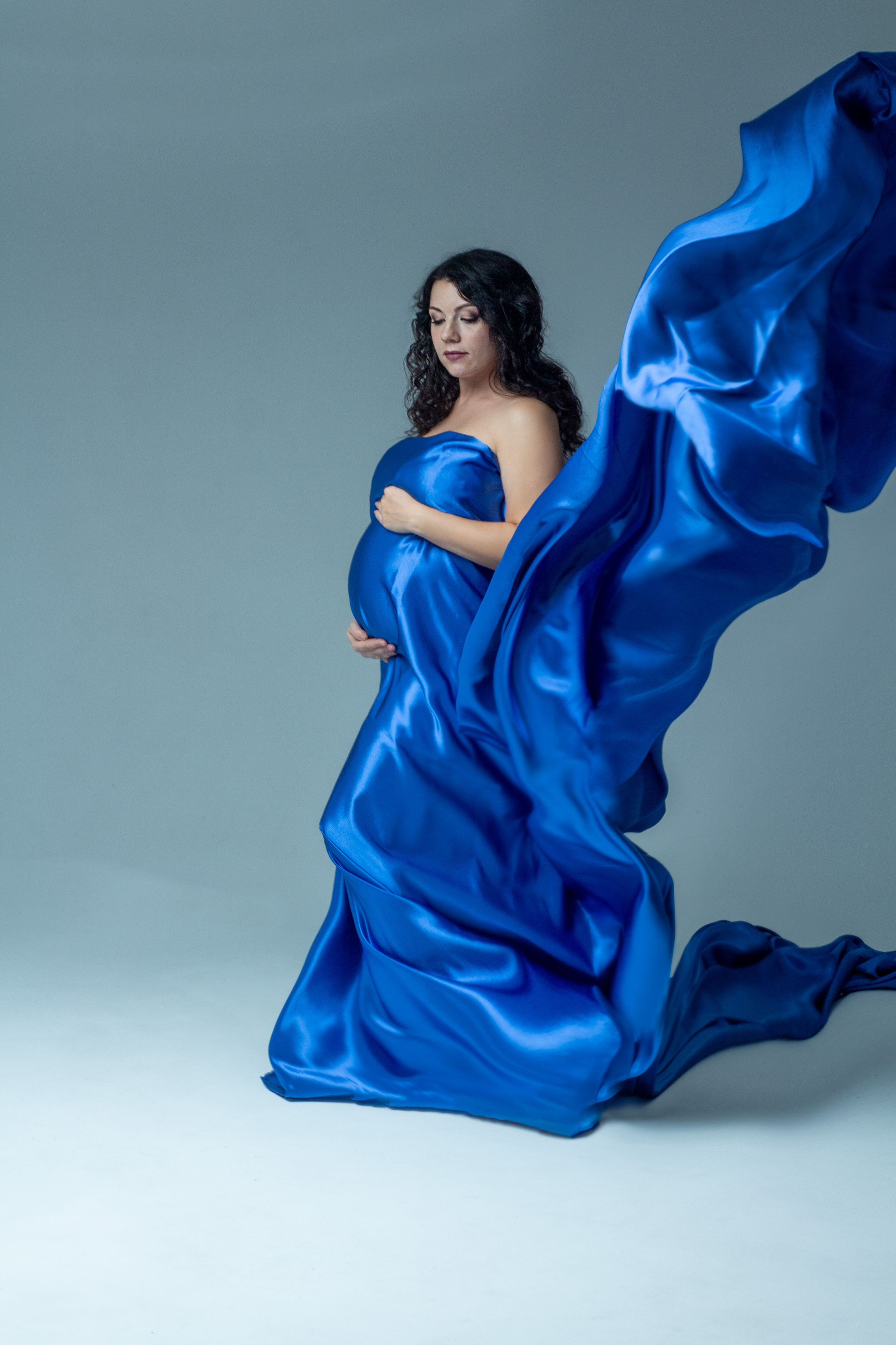 Студийная съемка беременности Екатерины