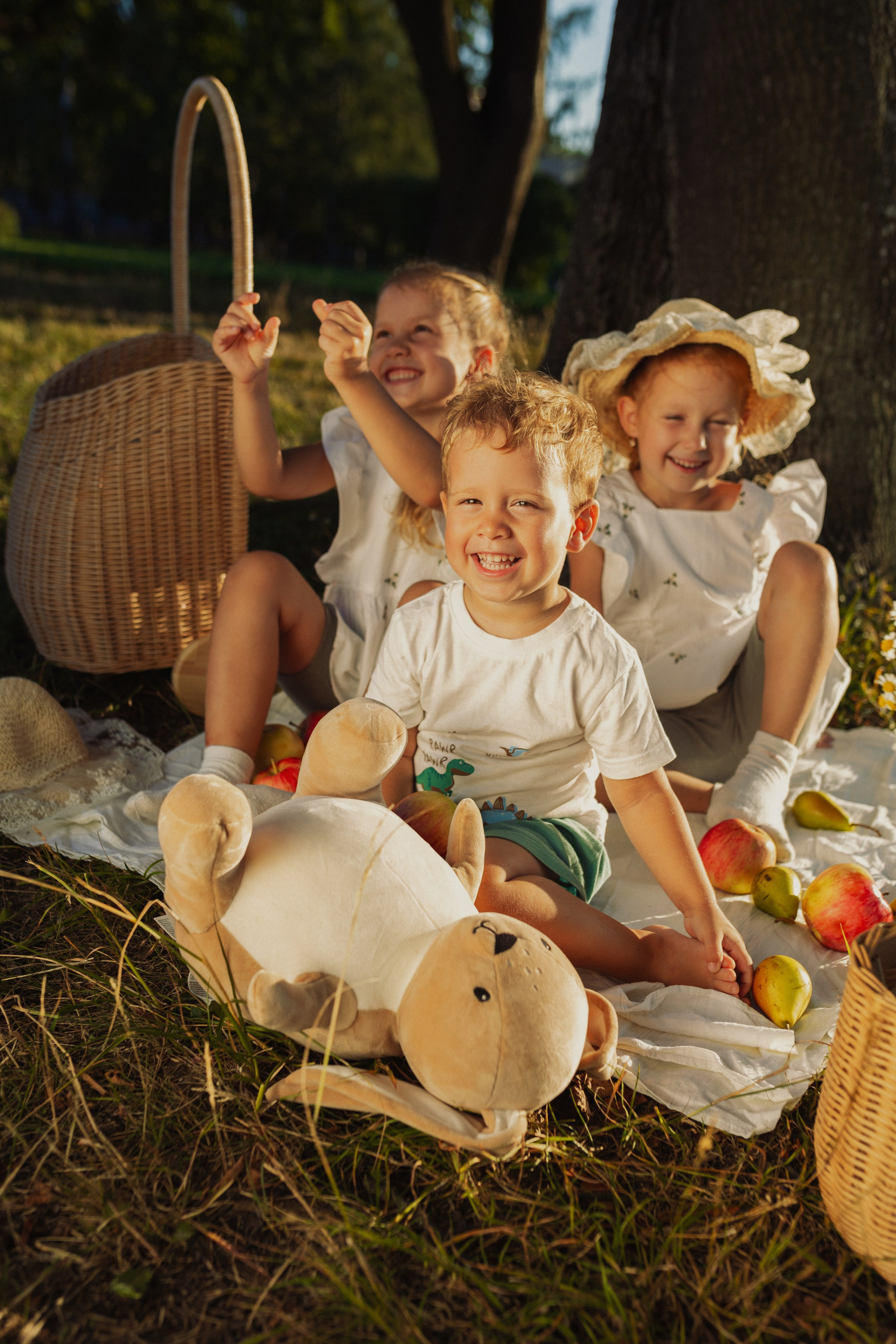семейная съёмка летом в спокойном темпе