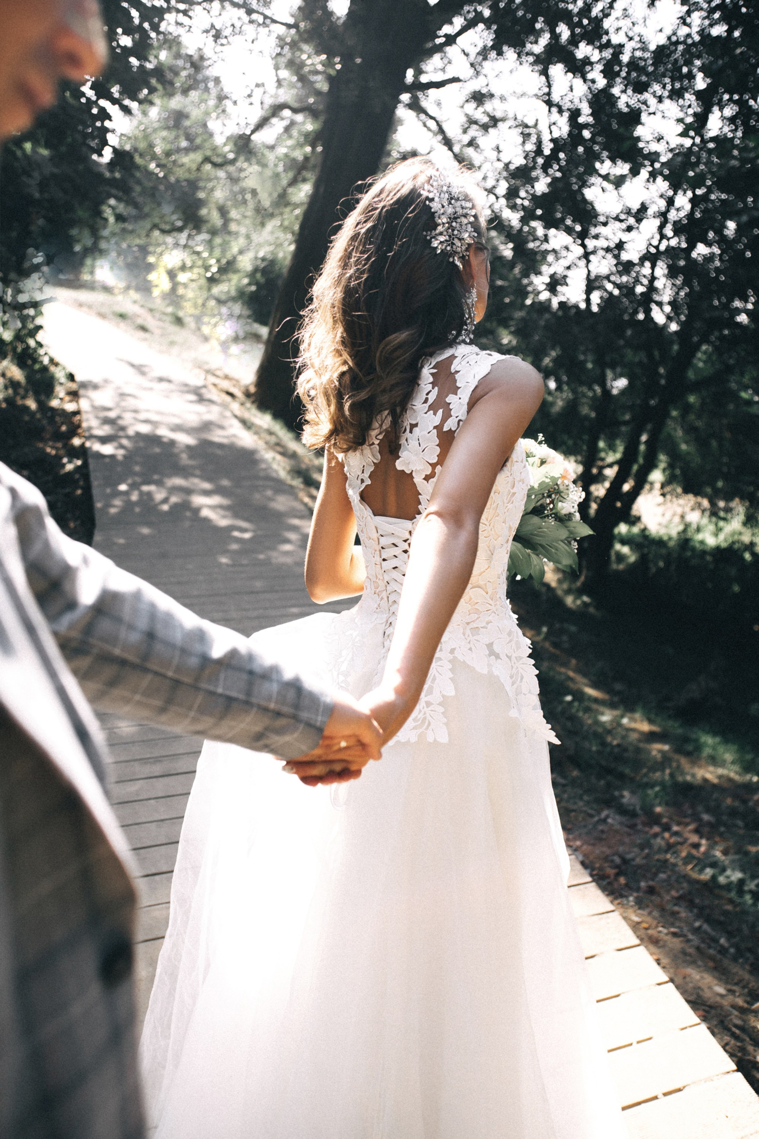 летняя свадебная фотосессия в городе