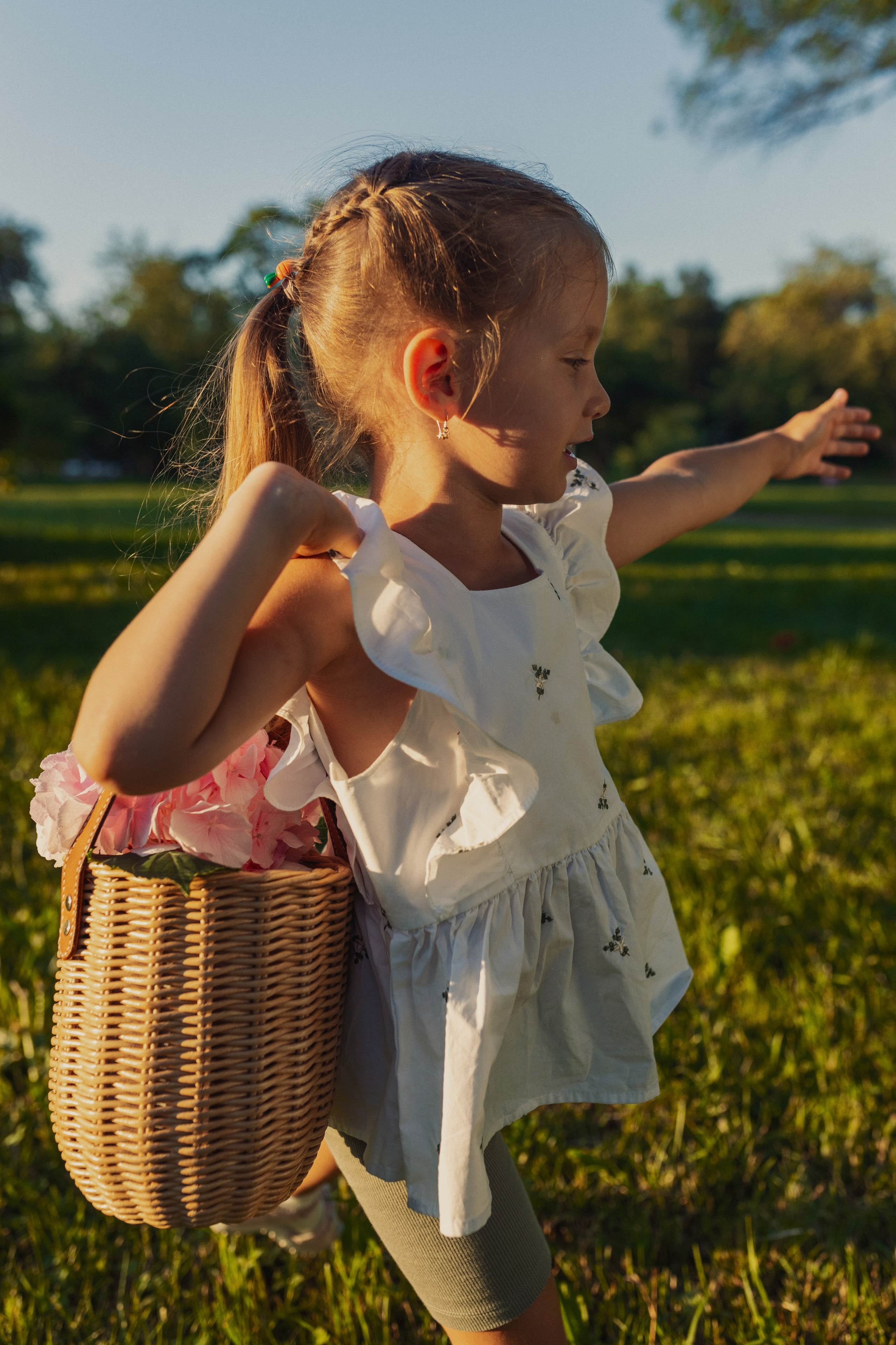летняя семейная фотосессия в уютном формате