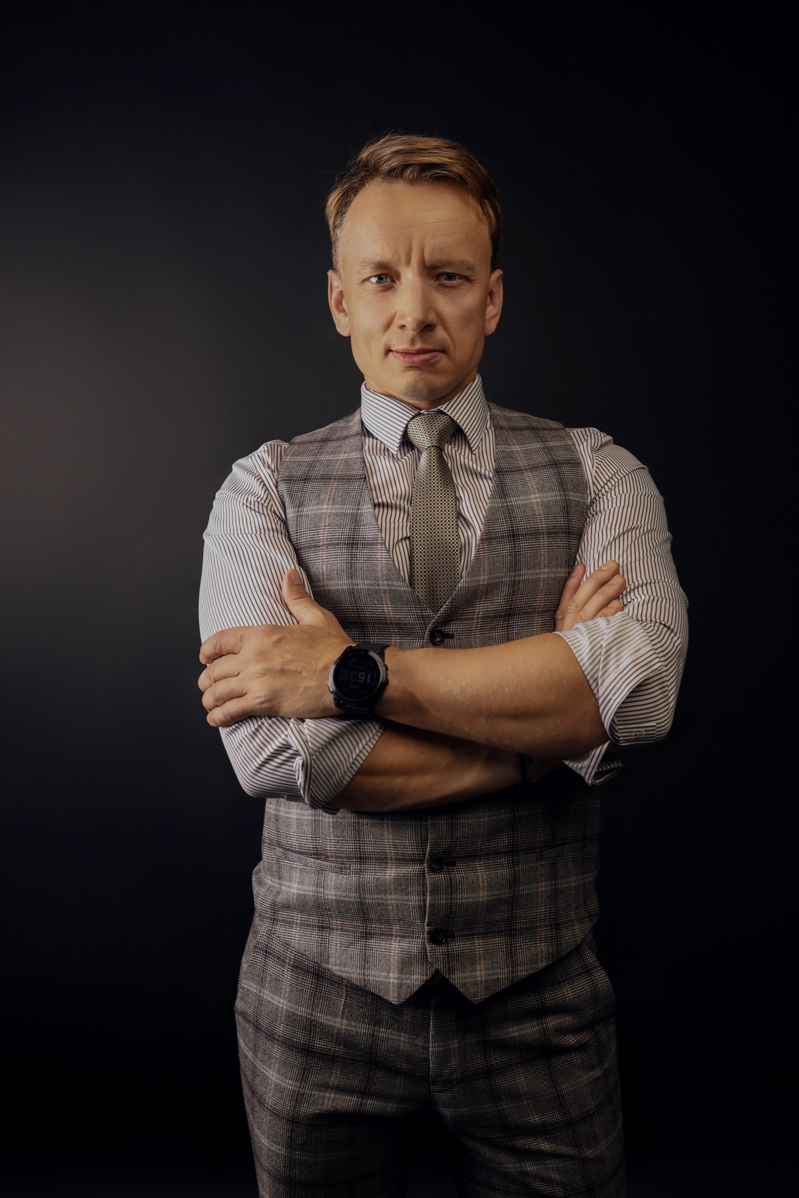 мужской деловой портрет в студии спб