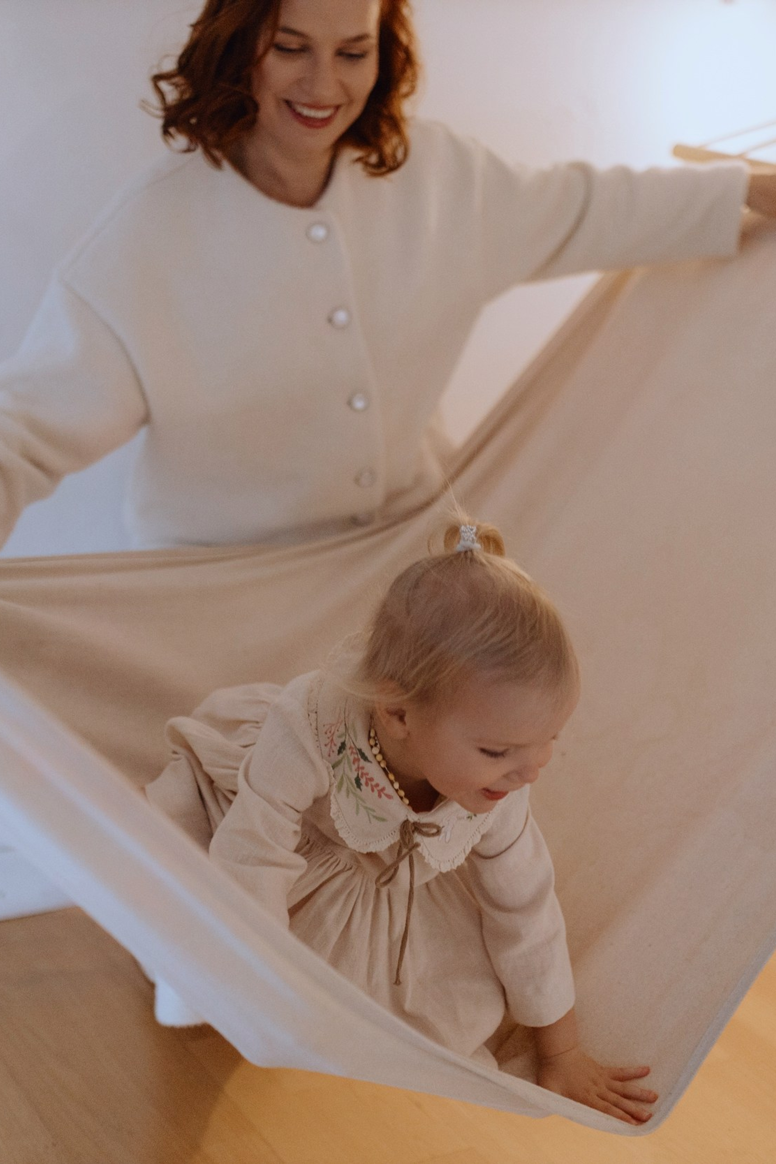 фотосъёмка семьи с детьми в мягком свете