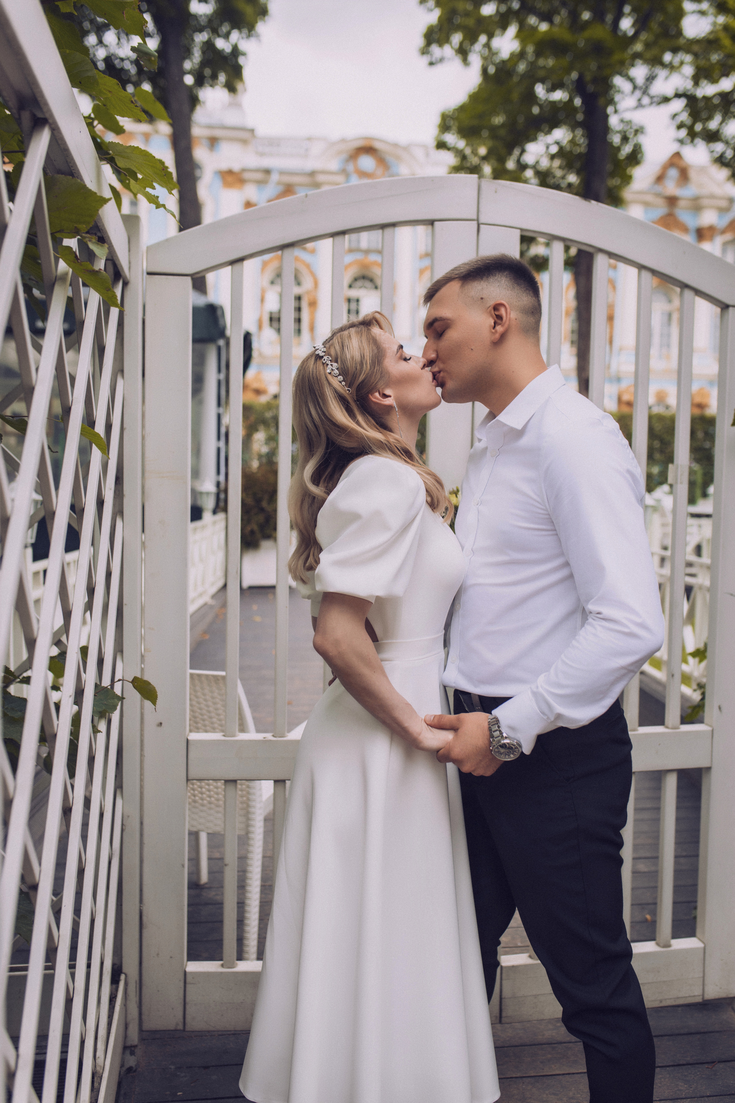 летняя свадебная фотосессия с ребёнком пушкин