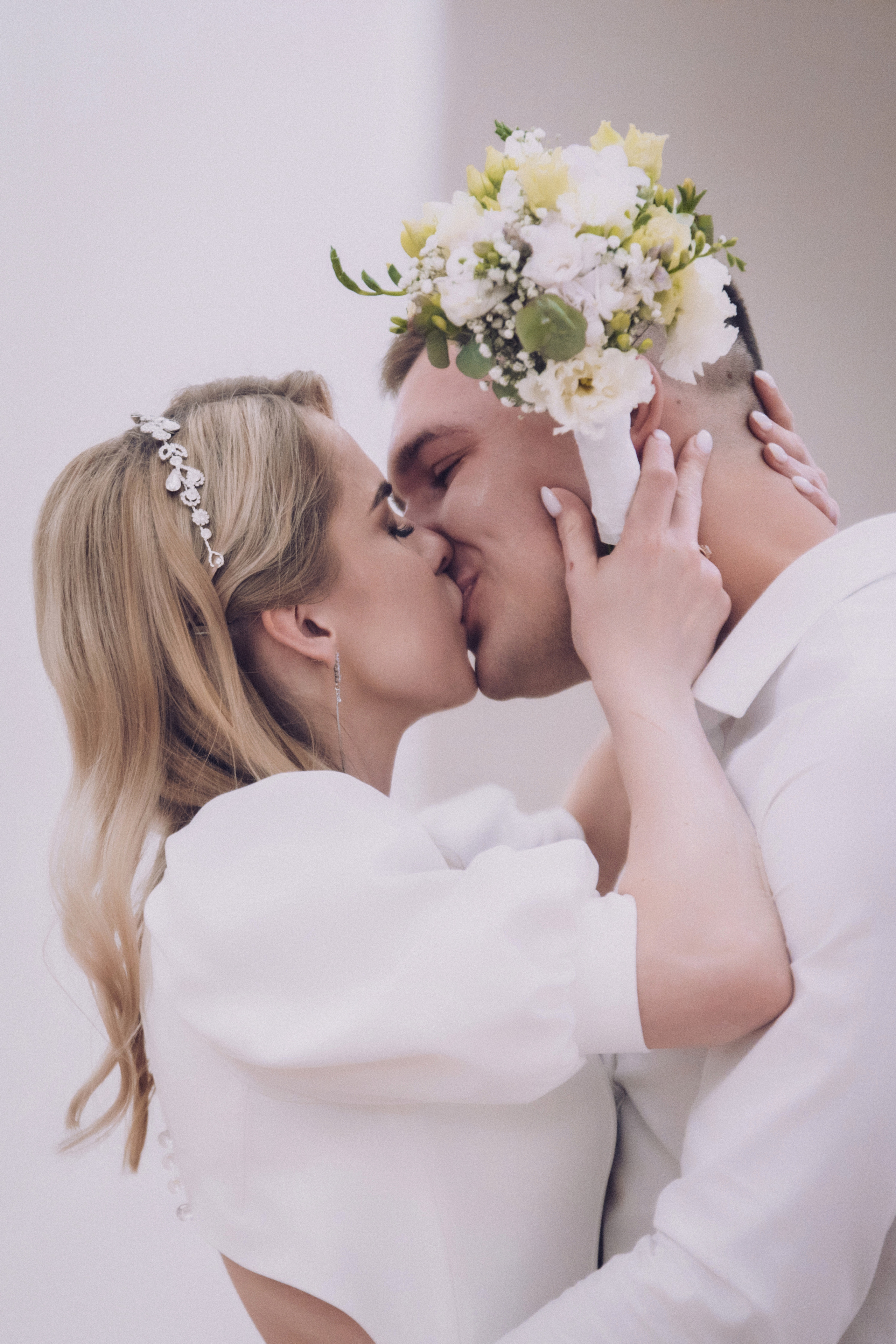 летняя свадебная прогулка семьи